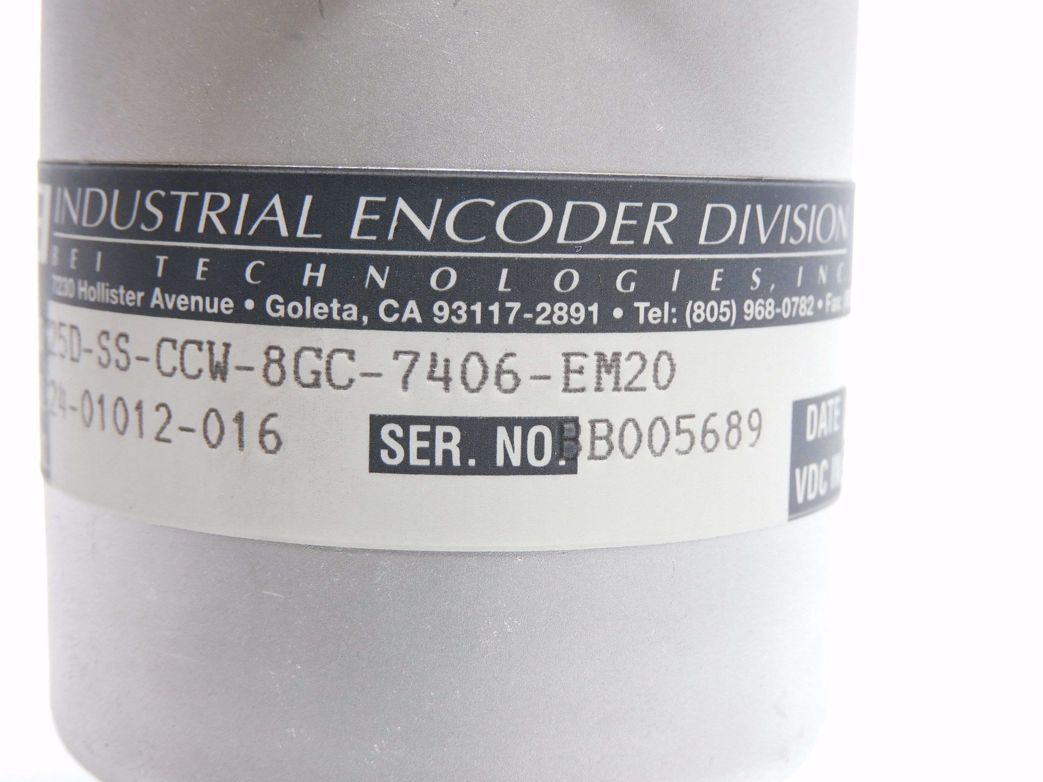 BEI H25D-SS-CCW-8GC-7406-EM20 NSNP