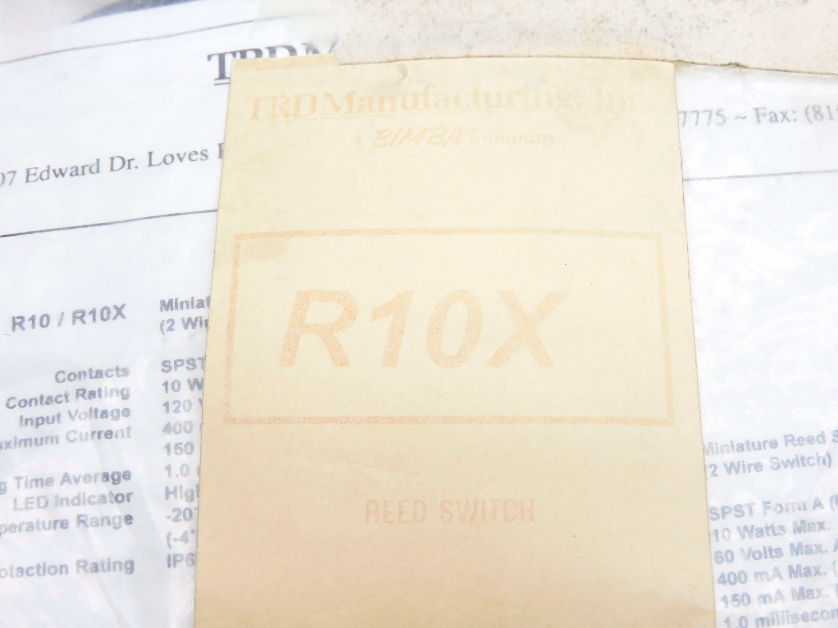 TRD MANUFACTURING R10X NSMP