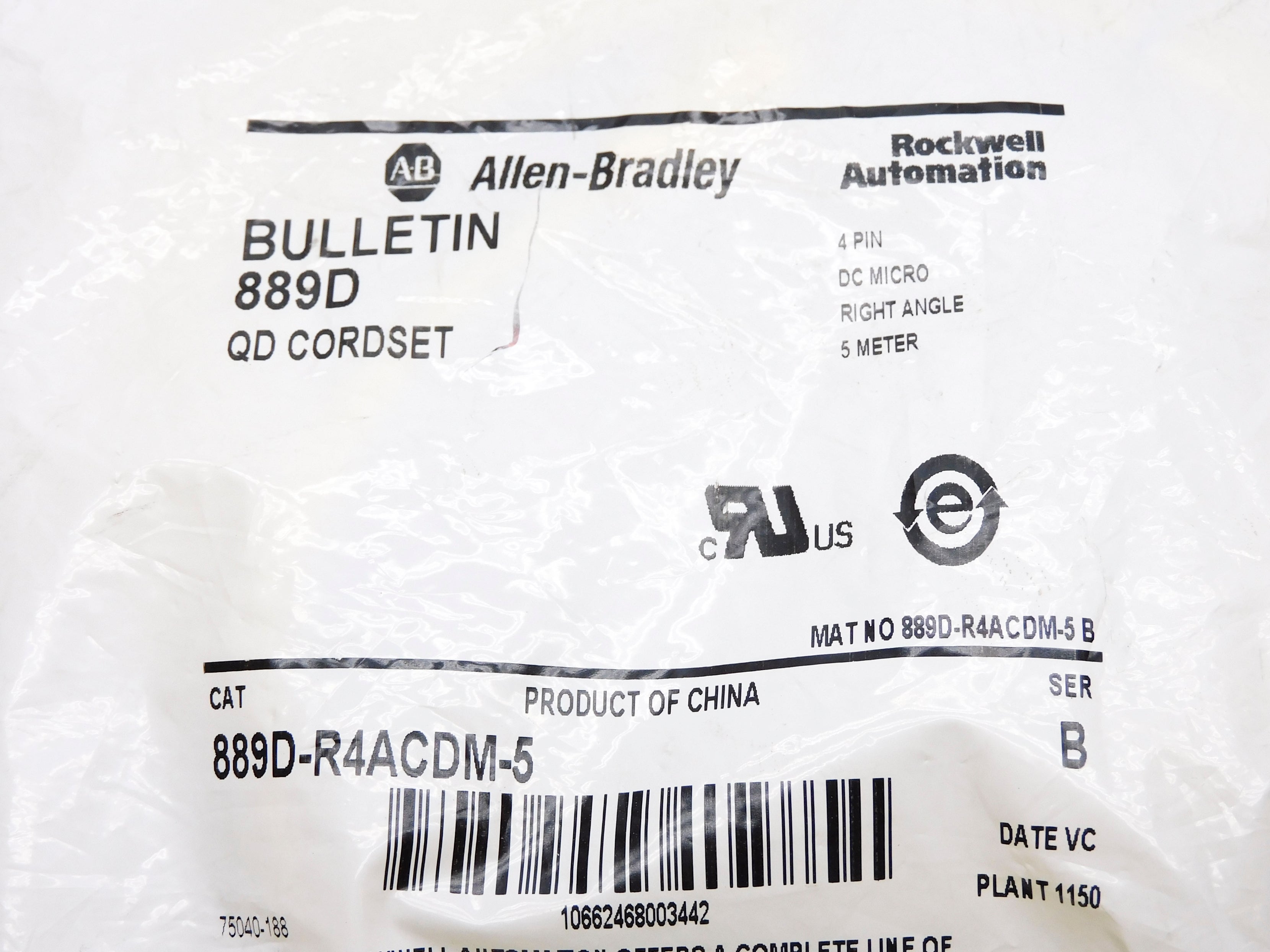 ALLEN BRADLEY 889D-R4ACDM-5 SER. B NSMP