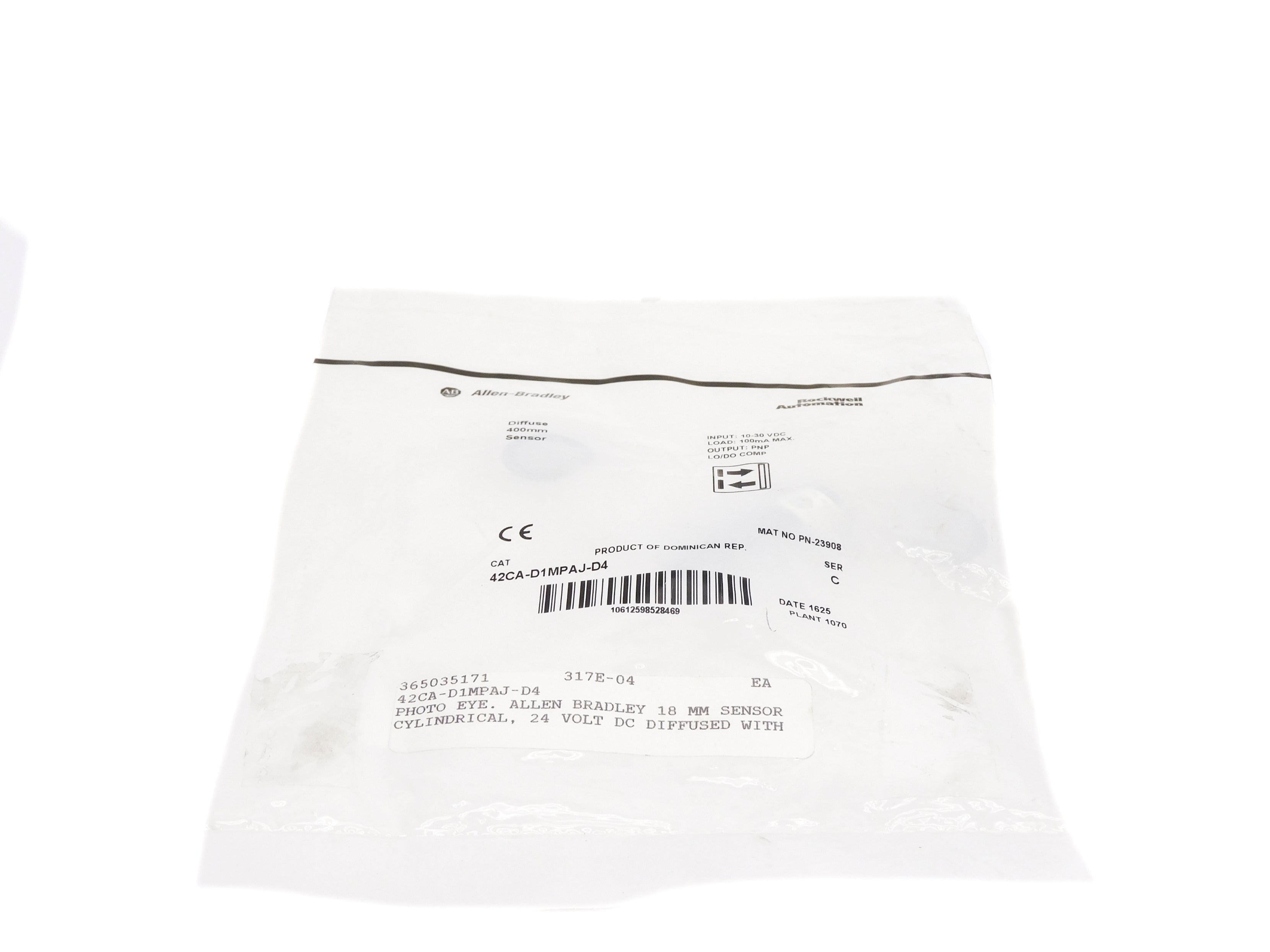 ALLEN BRADLEY 42CA-D1MPAJ-D4 SER. C NSMP