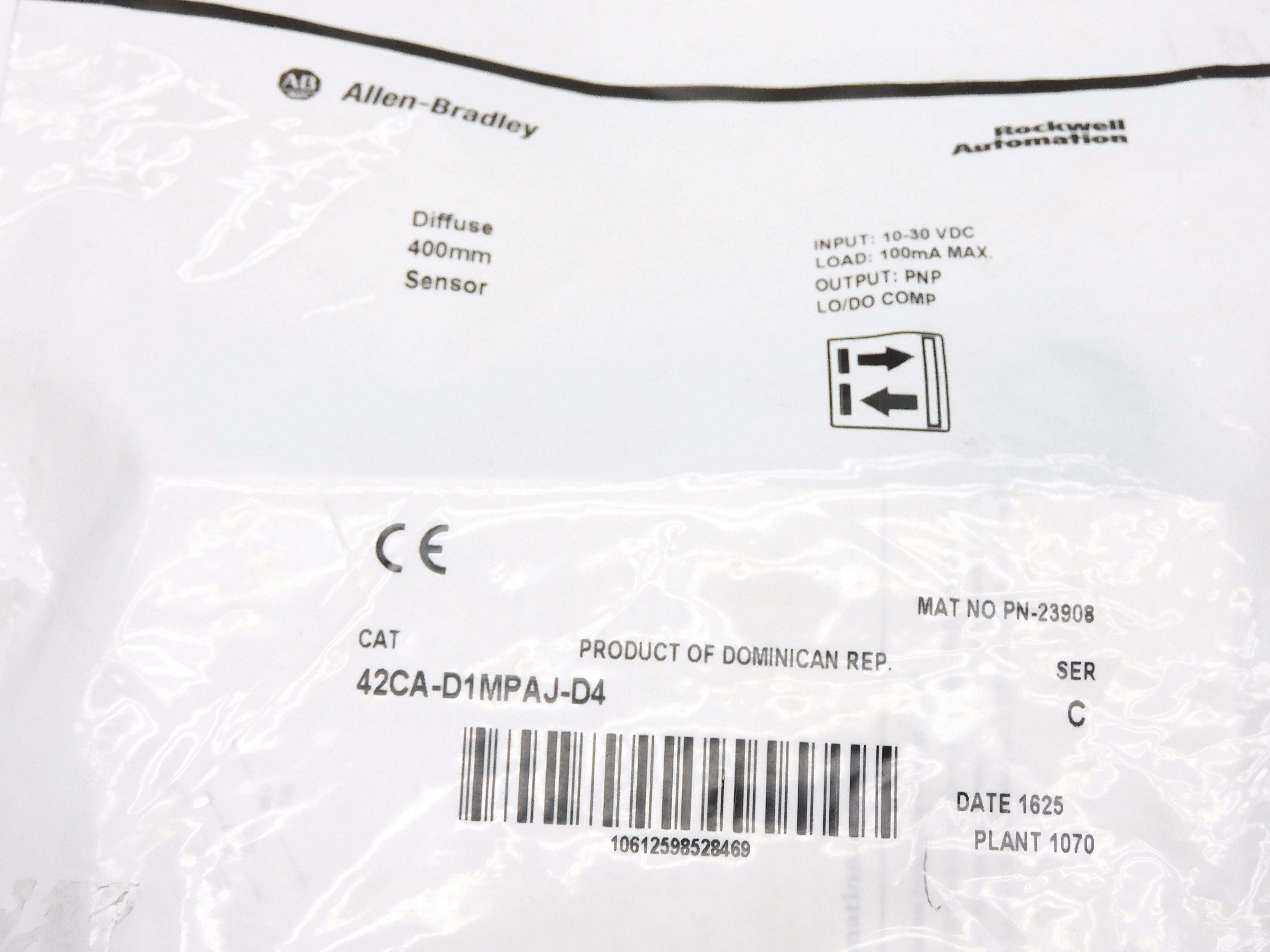 ALLEN BRADLEY 42CA-D1MPAJ-D4 SER. C NSMP