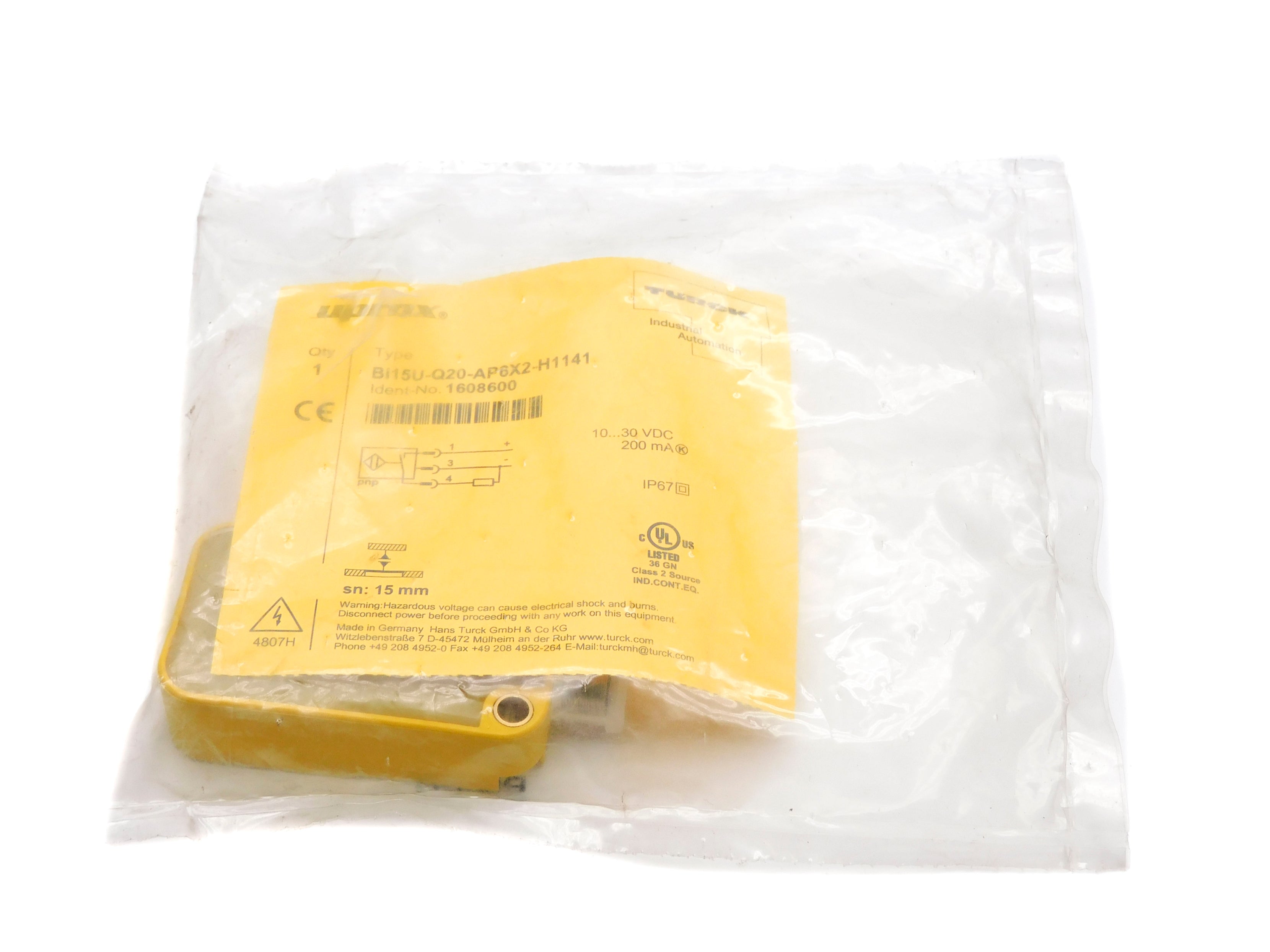 TURCK Bi15U-Q20-AP6X2-H1141 NSMP