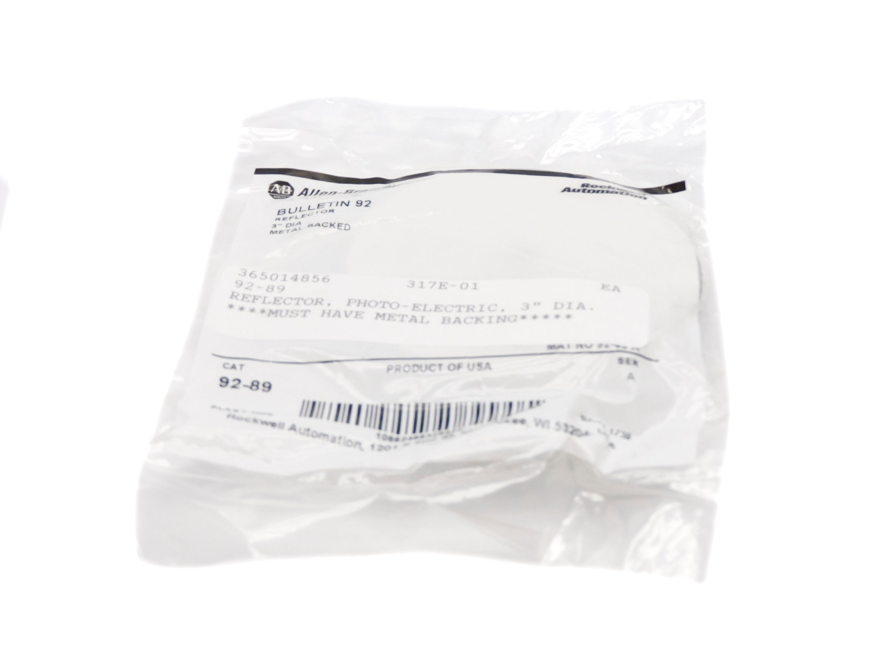 INDUSTRIAL SPARE PART 92-89 SER. A NSMP