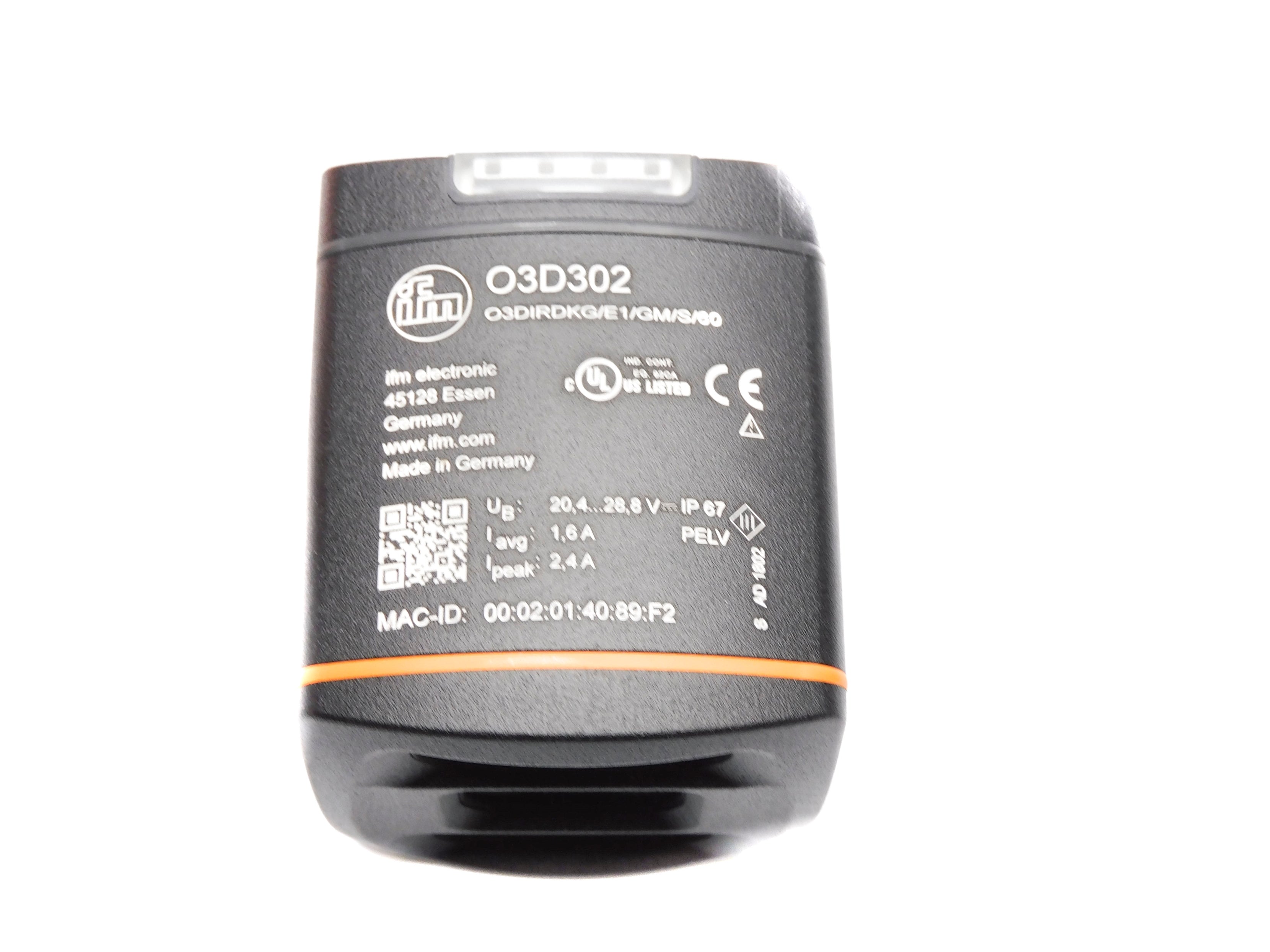 IFM EFECTOR O3D302 O3DIRDKG/E1/GM/S/60 20.4-28.8V NSMP