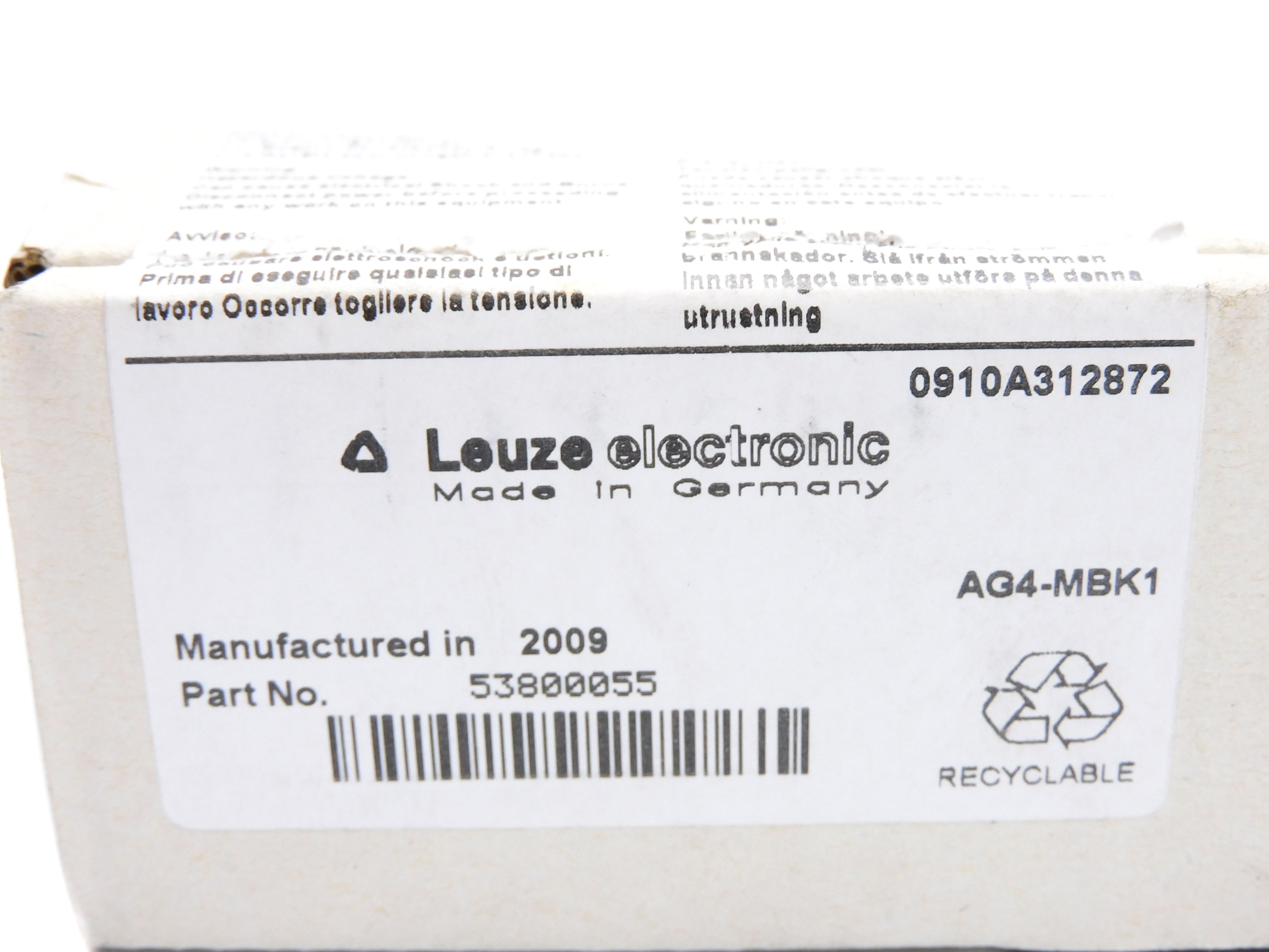 LEUZE ELECTRONIC AG4-MBK1 NSMP