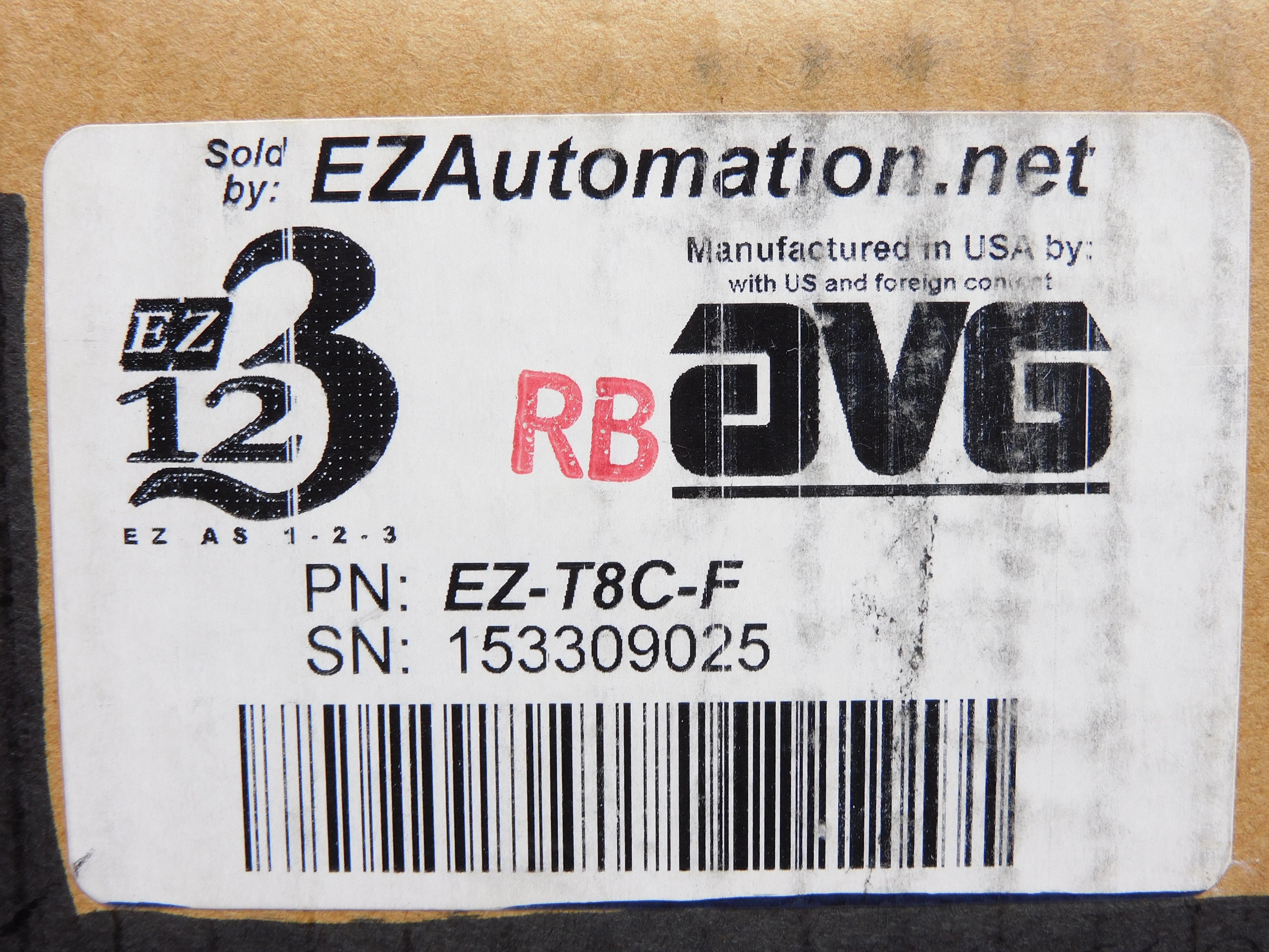 EZ AUTOMATION EZ-T8C-F REMAN