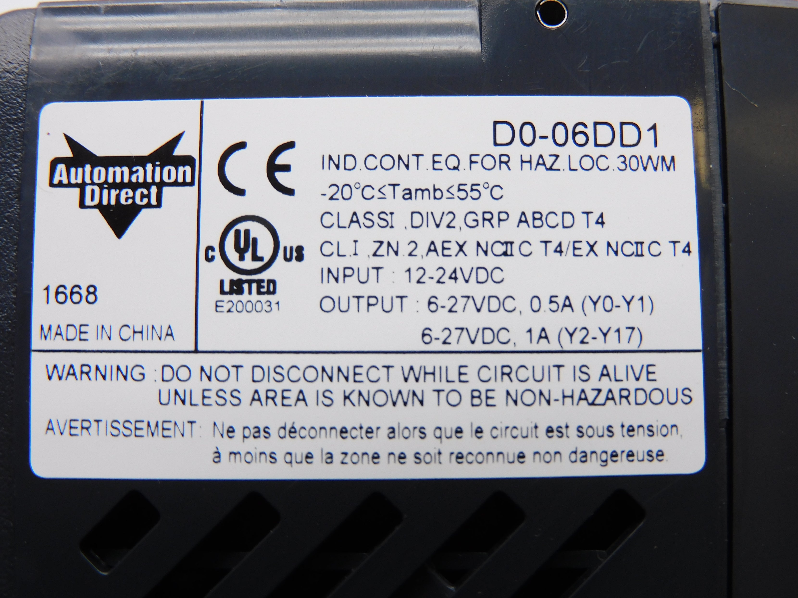 AUTOMATION DIRECT D0-06DD1 NSMP