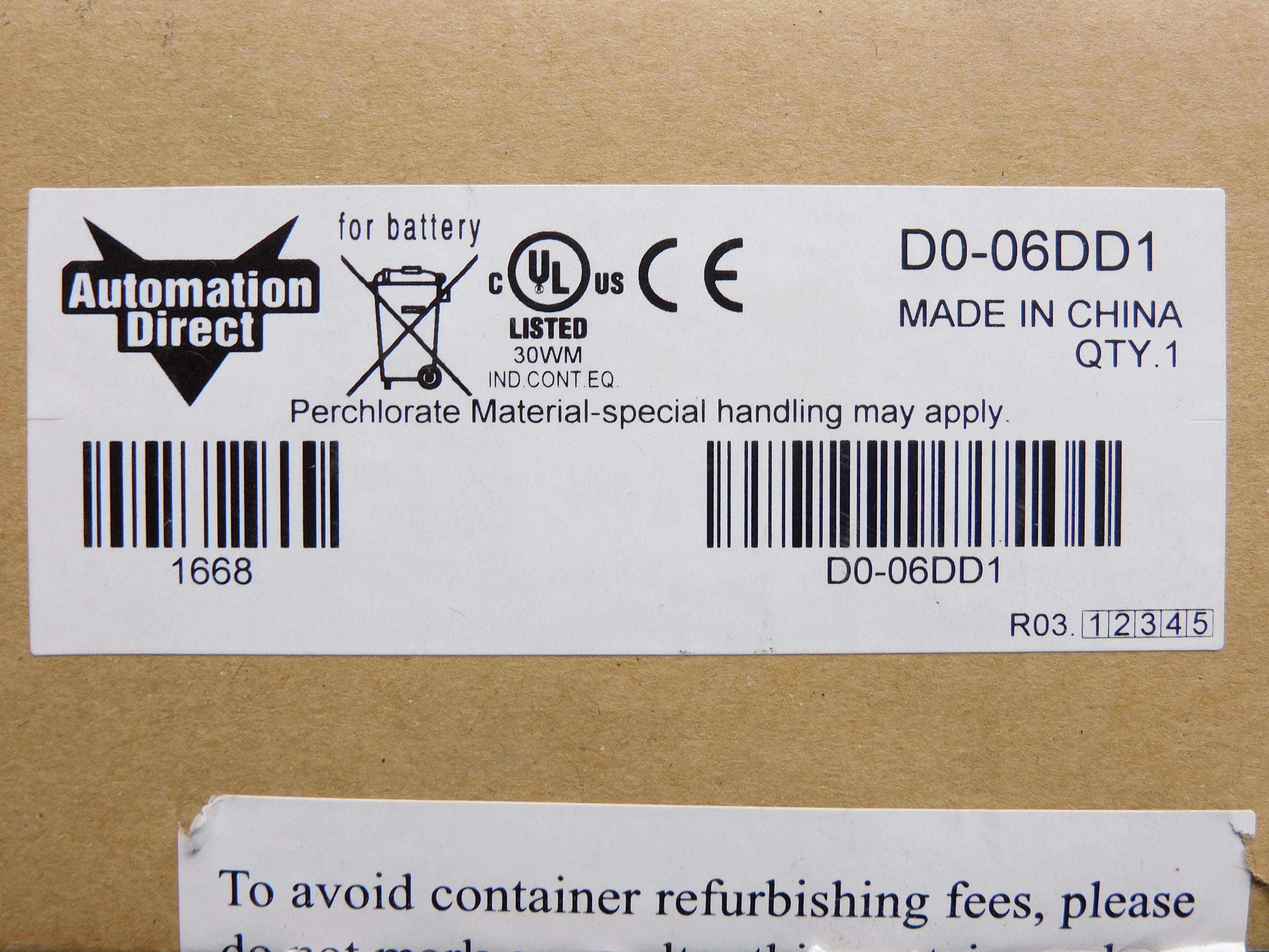 AUTOMATION DIRECT D0-06DD1 NSMP