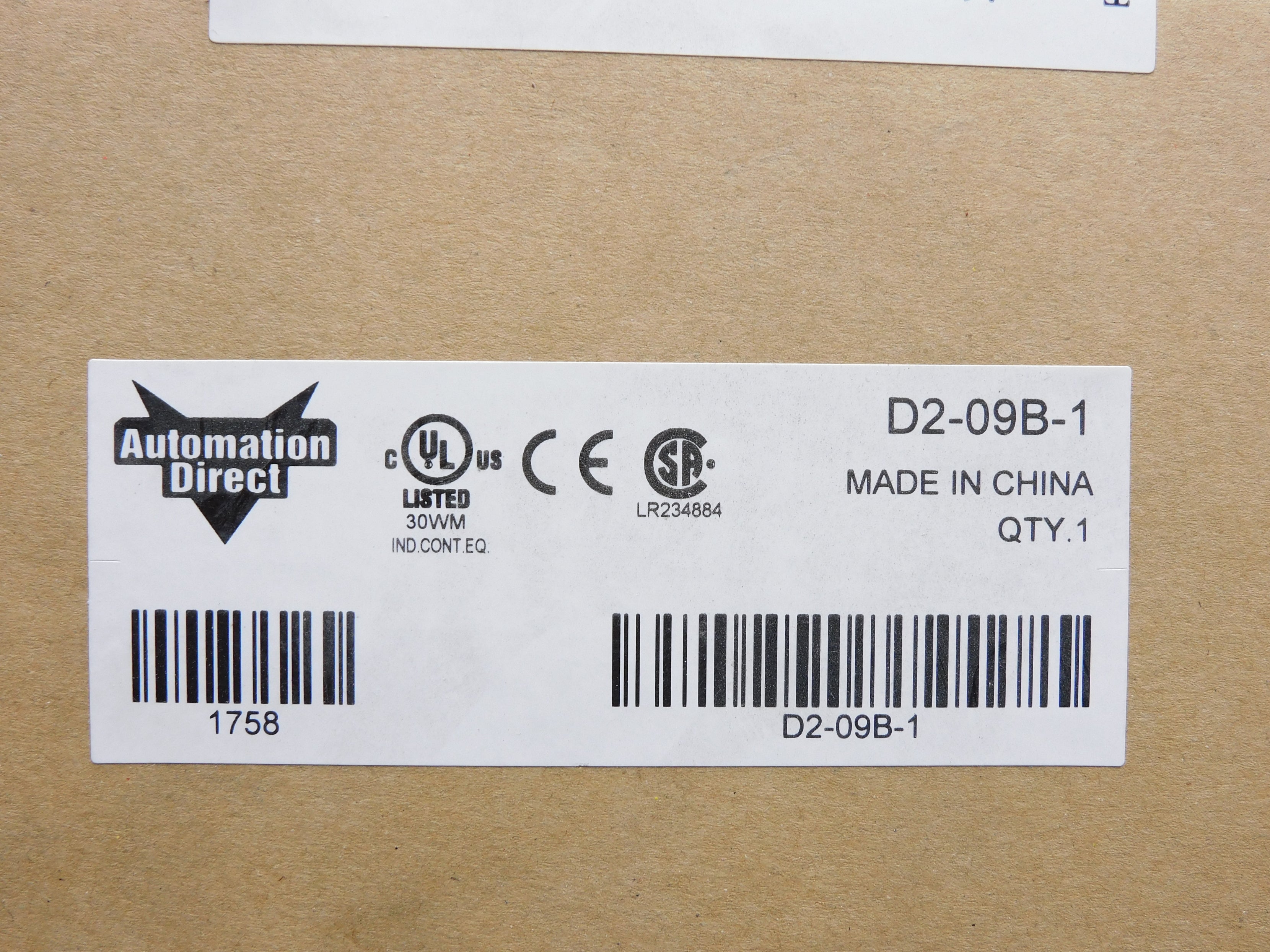 AUTOMATION DIRECT D2-09B-1 NSMP