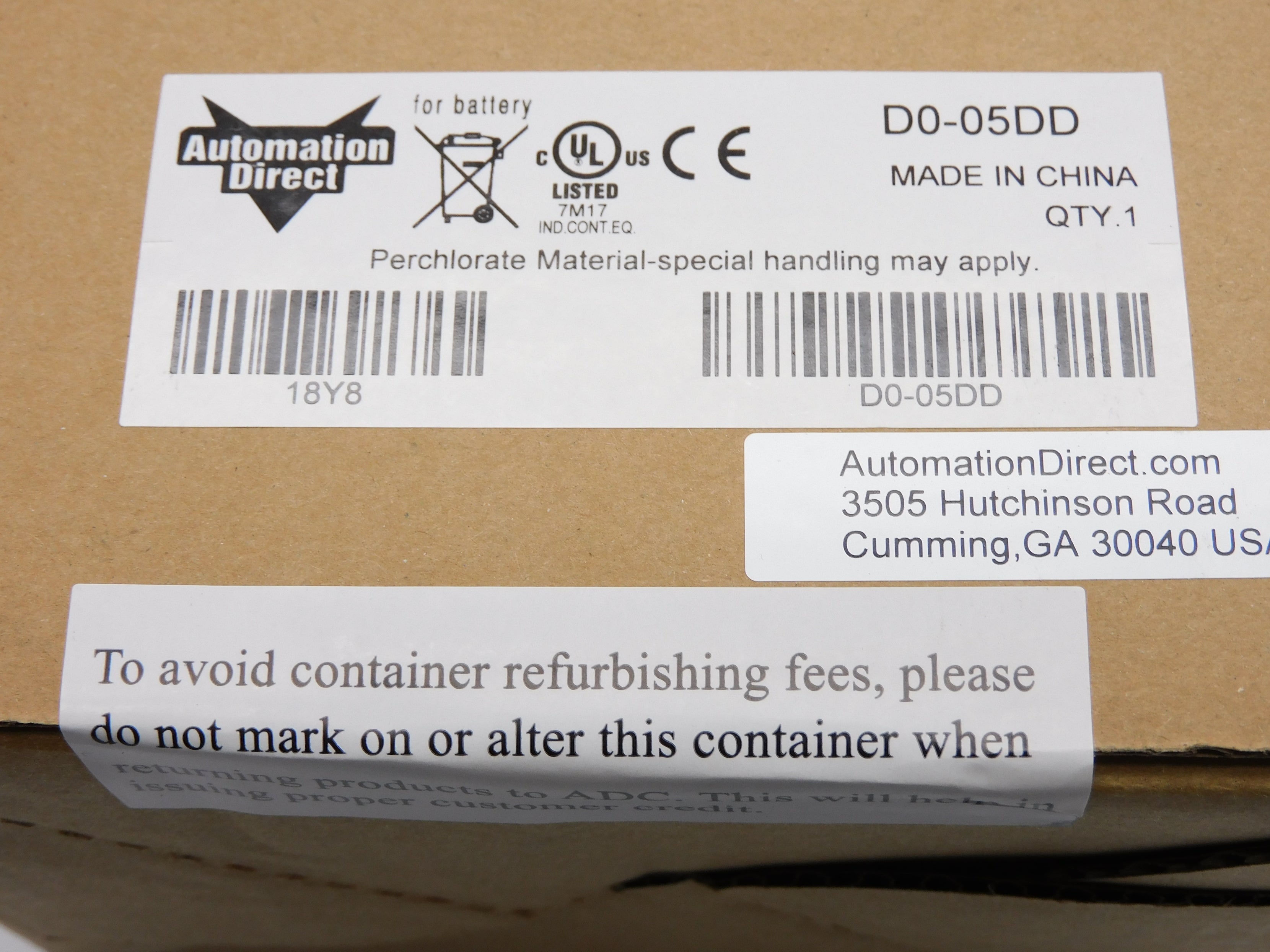 AUTOMATION DIRECT D0-05DD NSFS