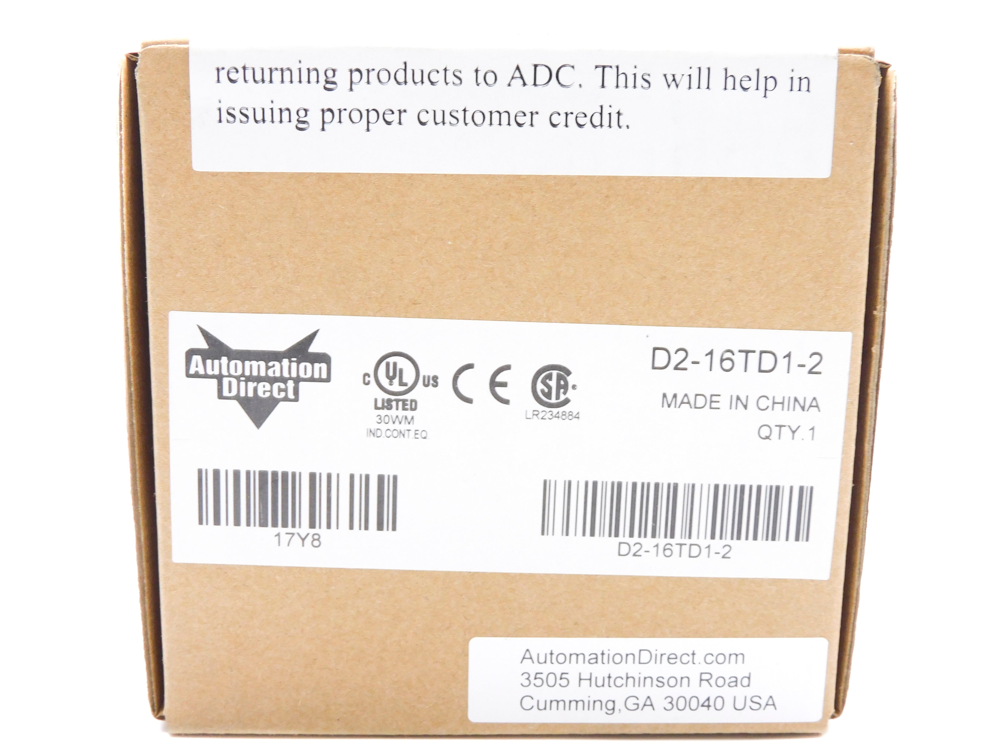 AUTOMATION DIRECT D2-16TD1-2 NSFS