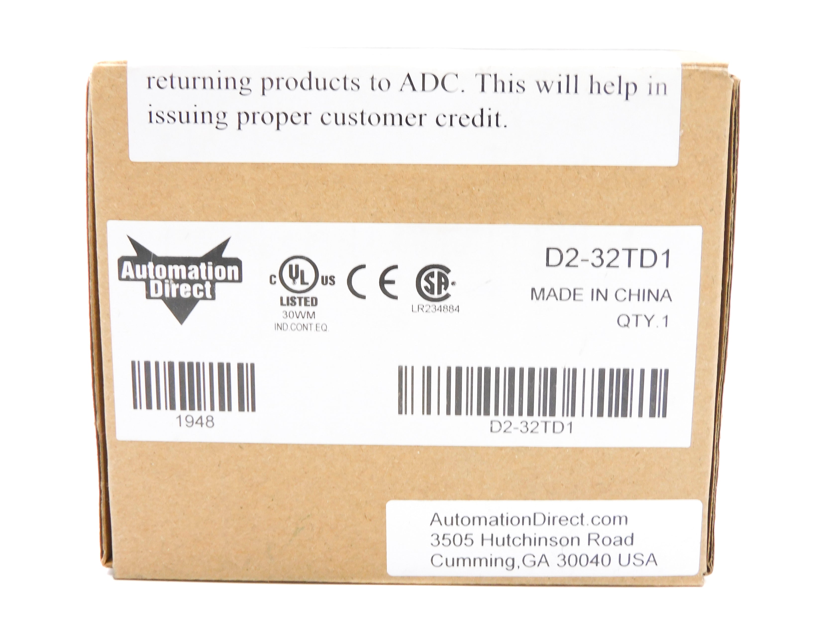 AUTOMATION DIRECT D2-32TD1 NSFS