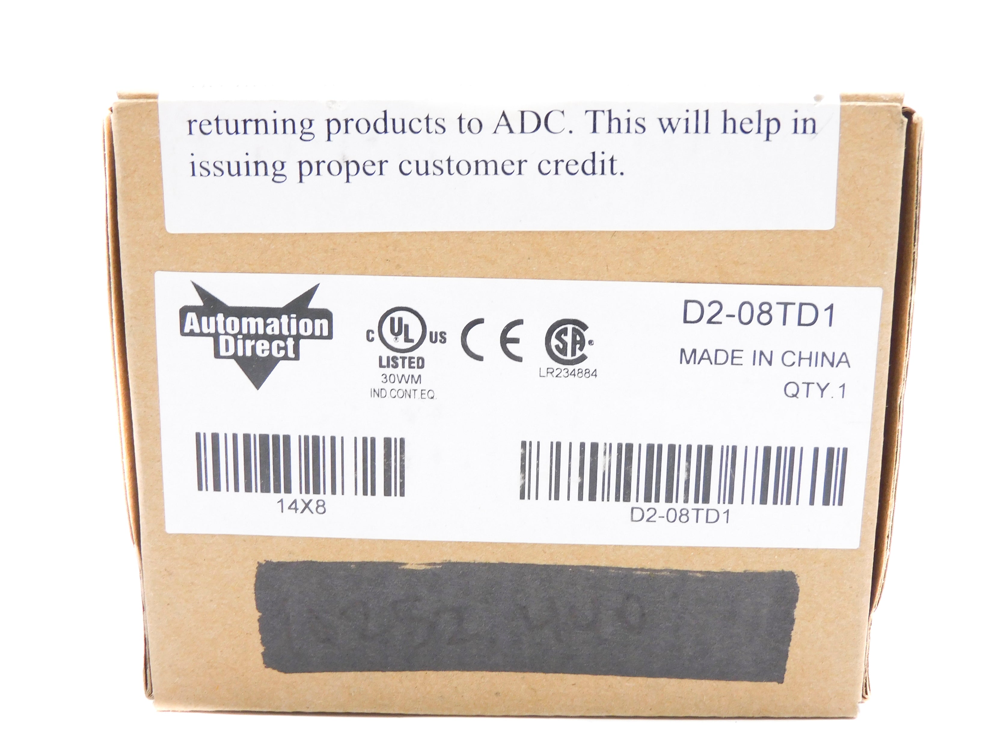 AUTOMATION DIRECT D2-08TD1 NSFS