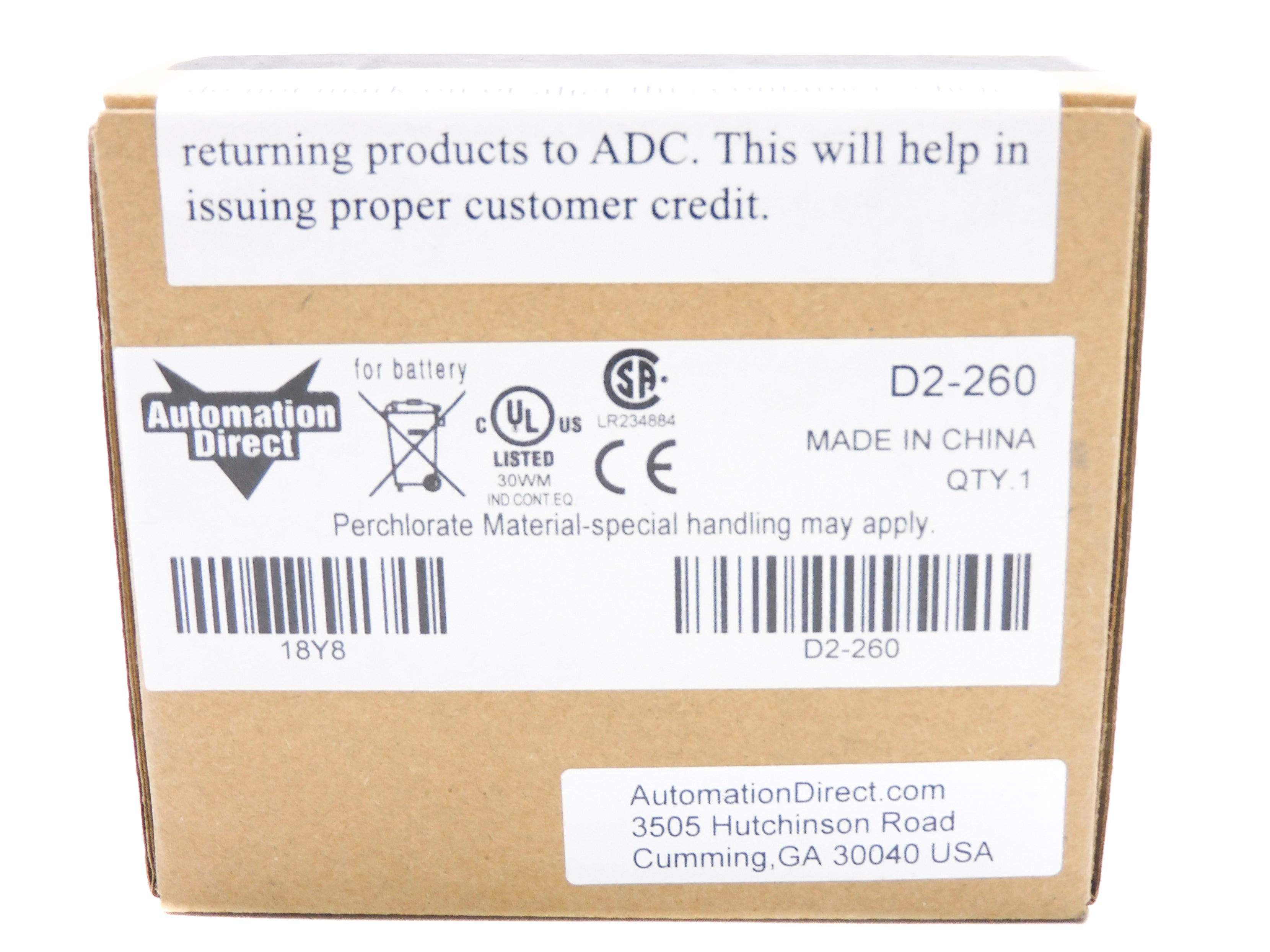 AUTOMATION DIRECT D2-260 NSFS