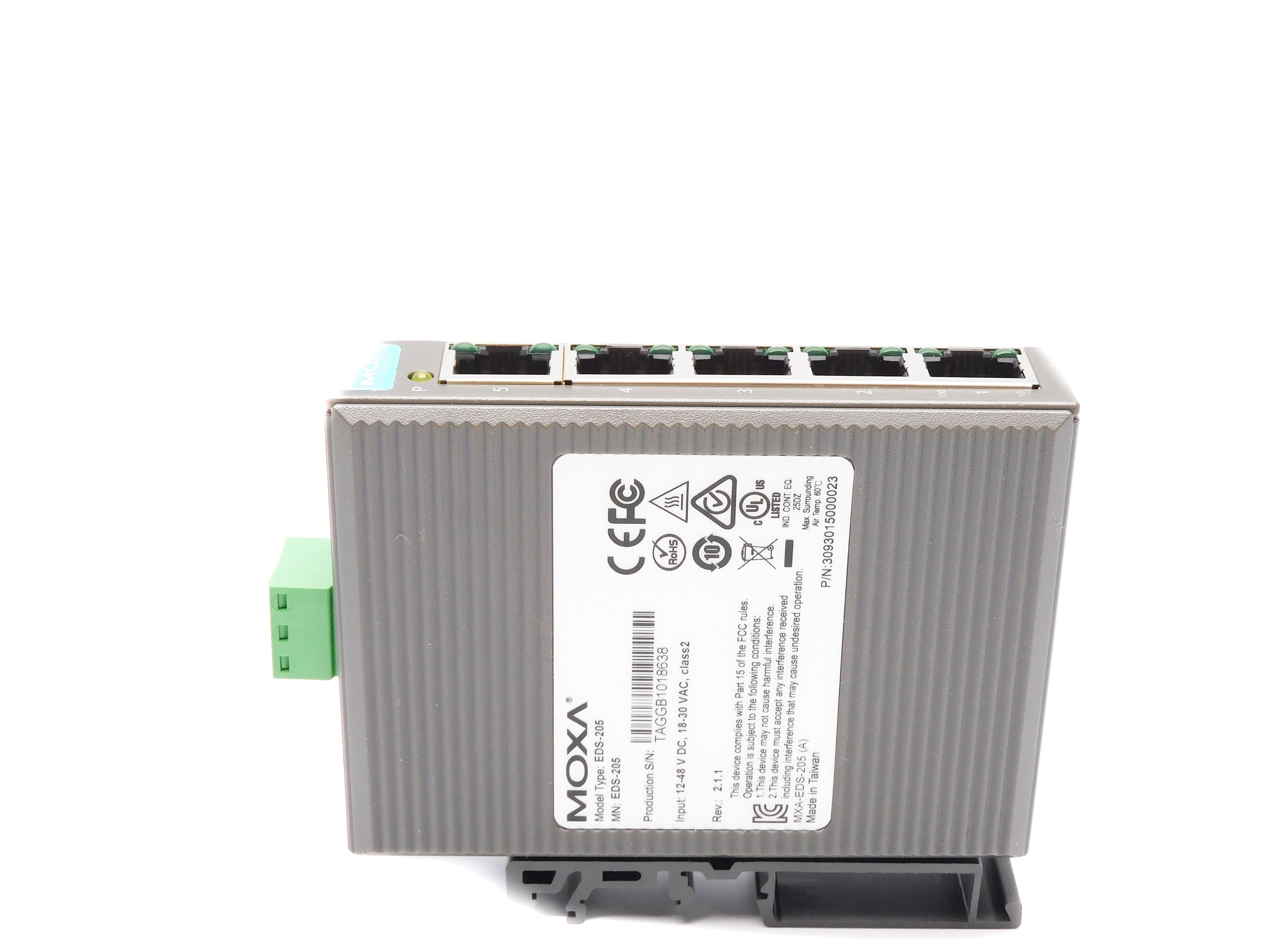 MOXA EDS-205 18-30VAC NSMP
