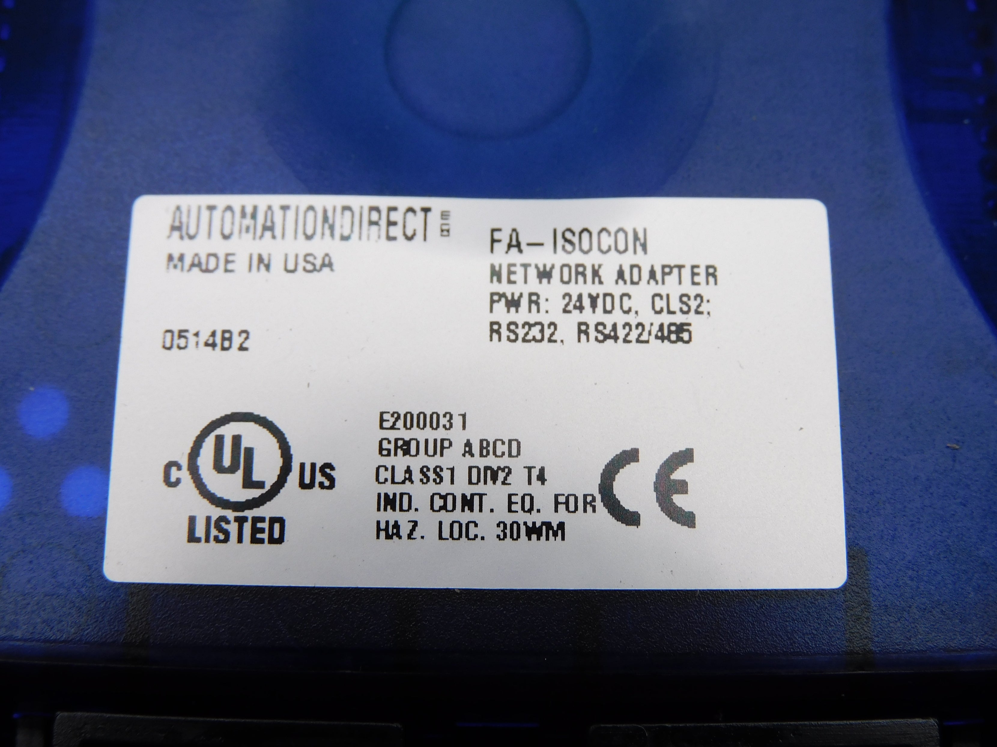AUTOMATION DIRECT FA-ISOCON NSMP