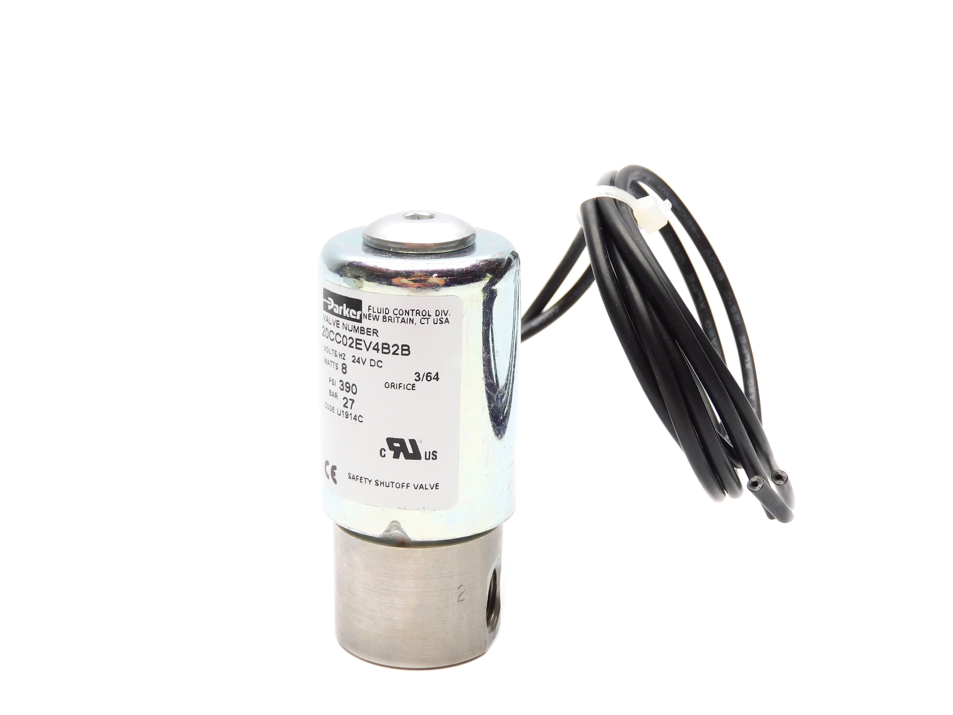 PARKER 20CC02EV4B2B 24VDC 390PSI NSMP