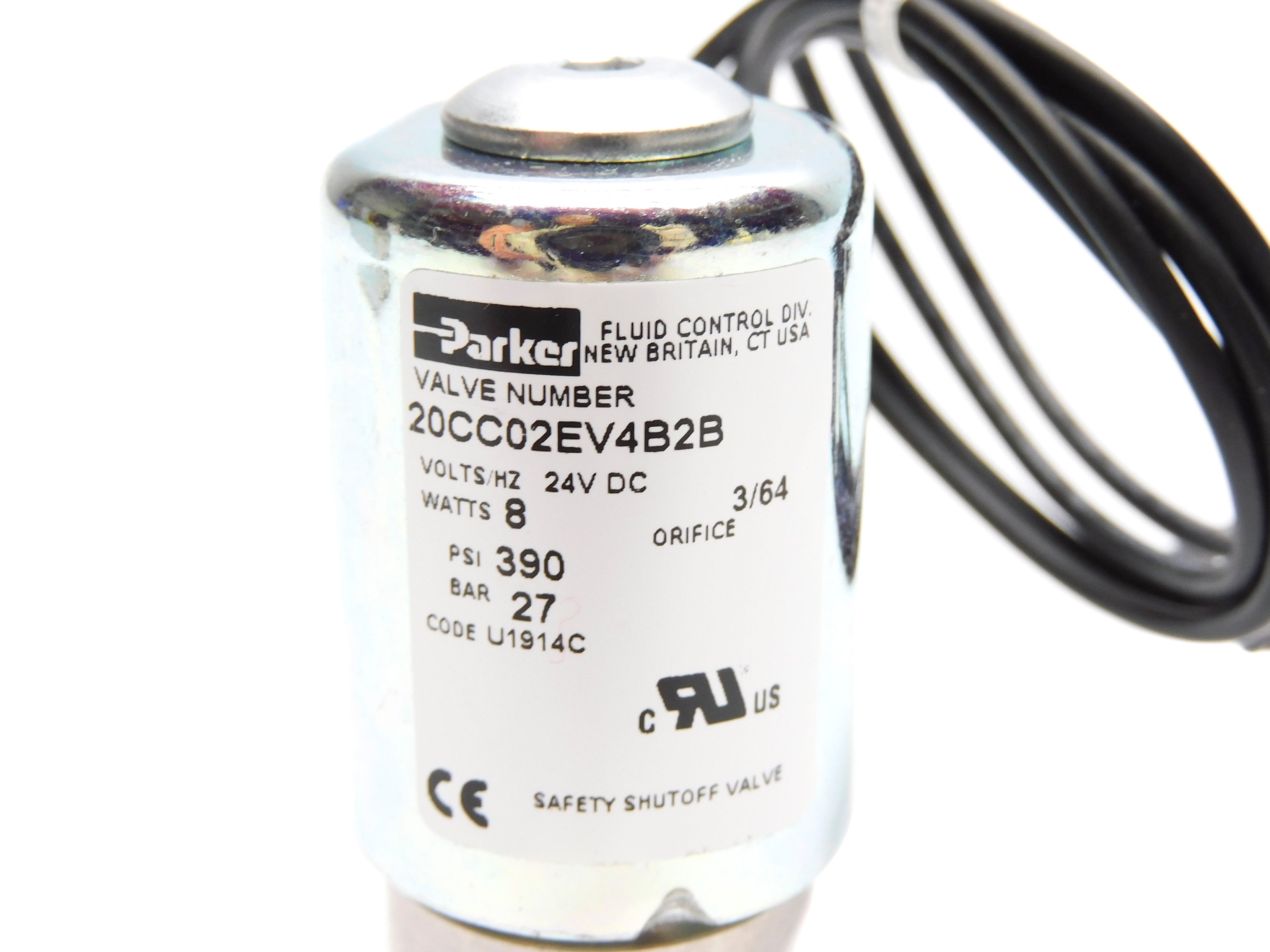 PARKER 20CC02EV4B2B 24VDC 390PSI NSMP