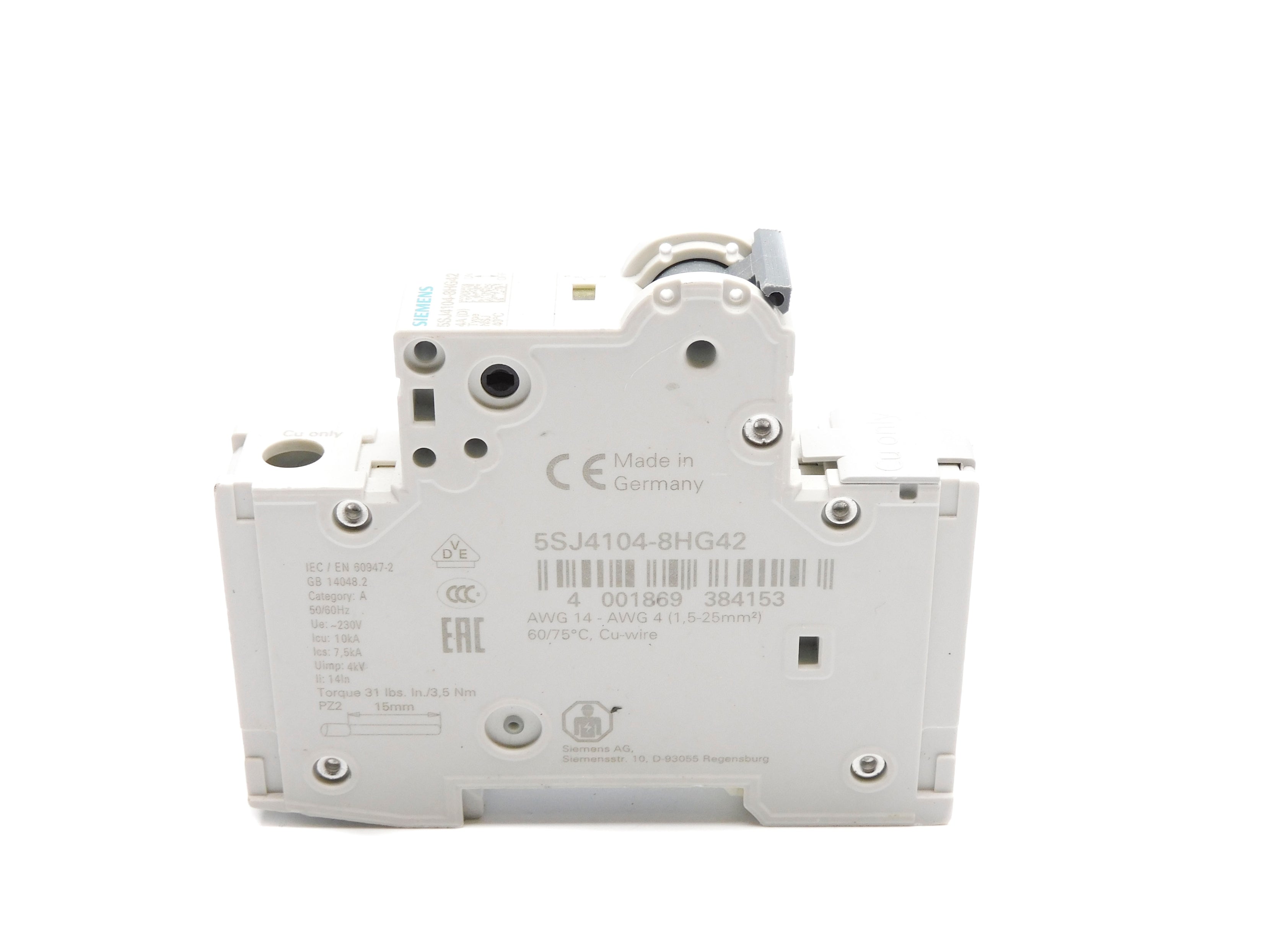 SIEMENS 5SJ4104-8HG42 4A 230V NSNP