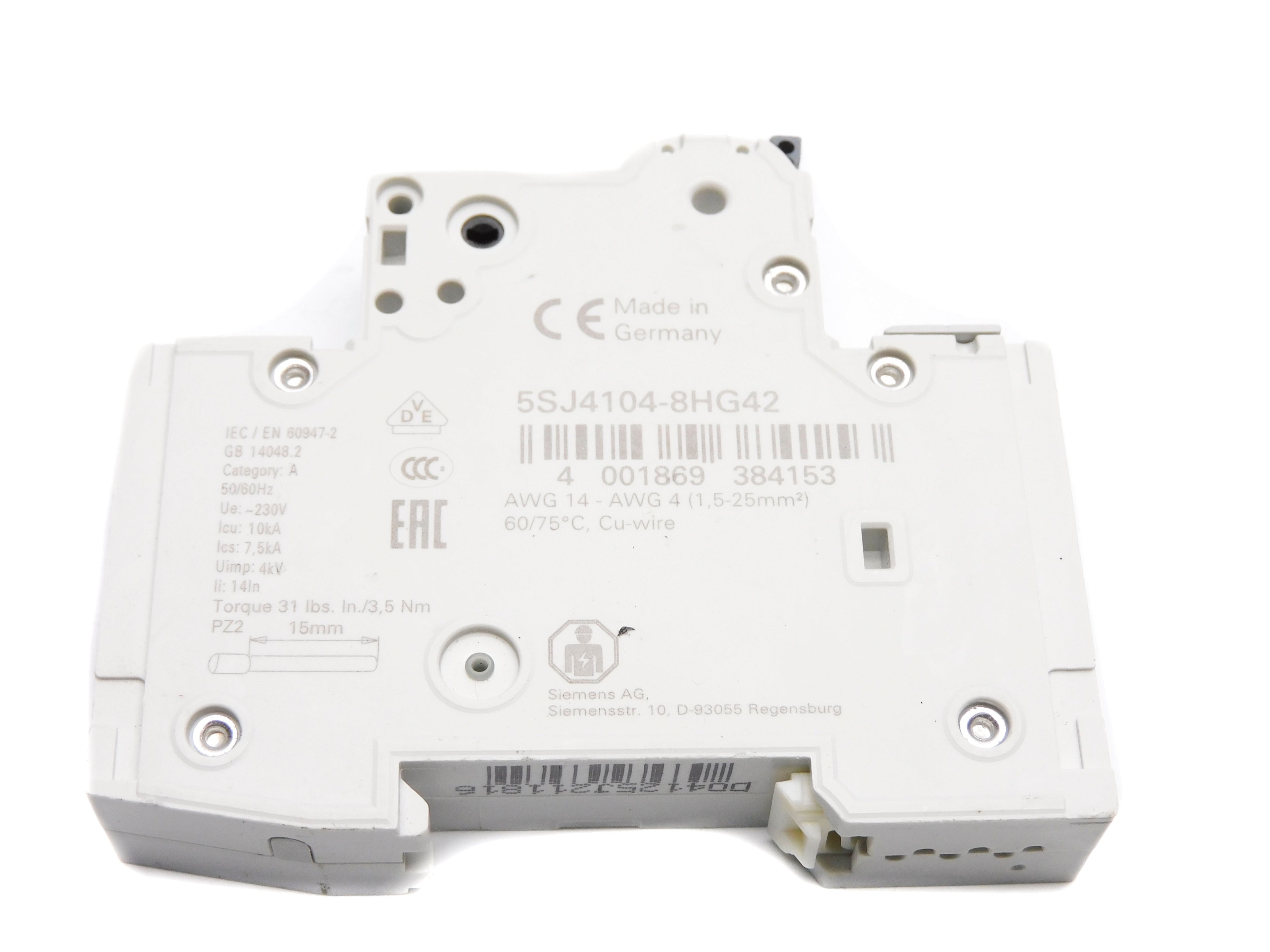SIEMENS 5SJ4104-8HG42 4A 230V NSNP