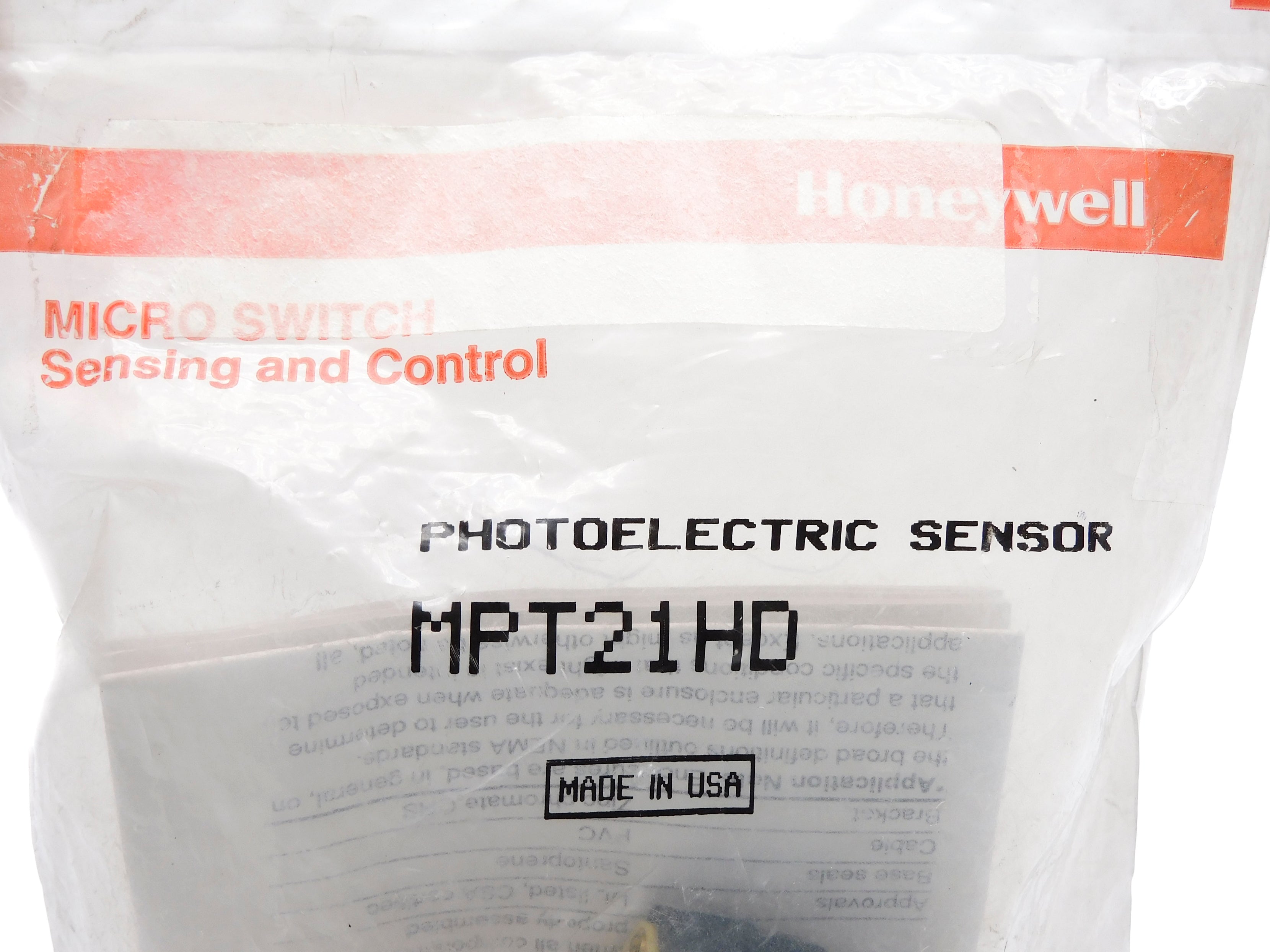 HONEYWELL MPT21HD NSMP