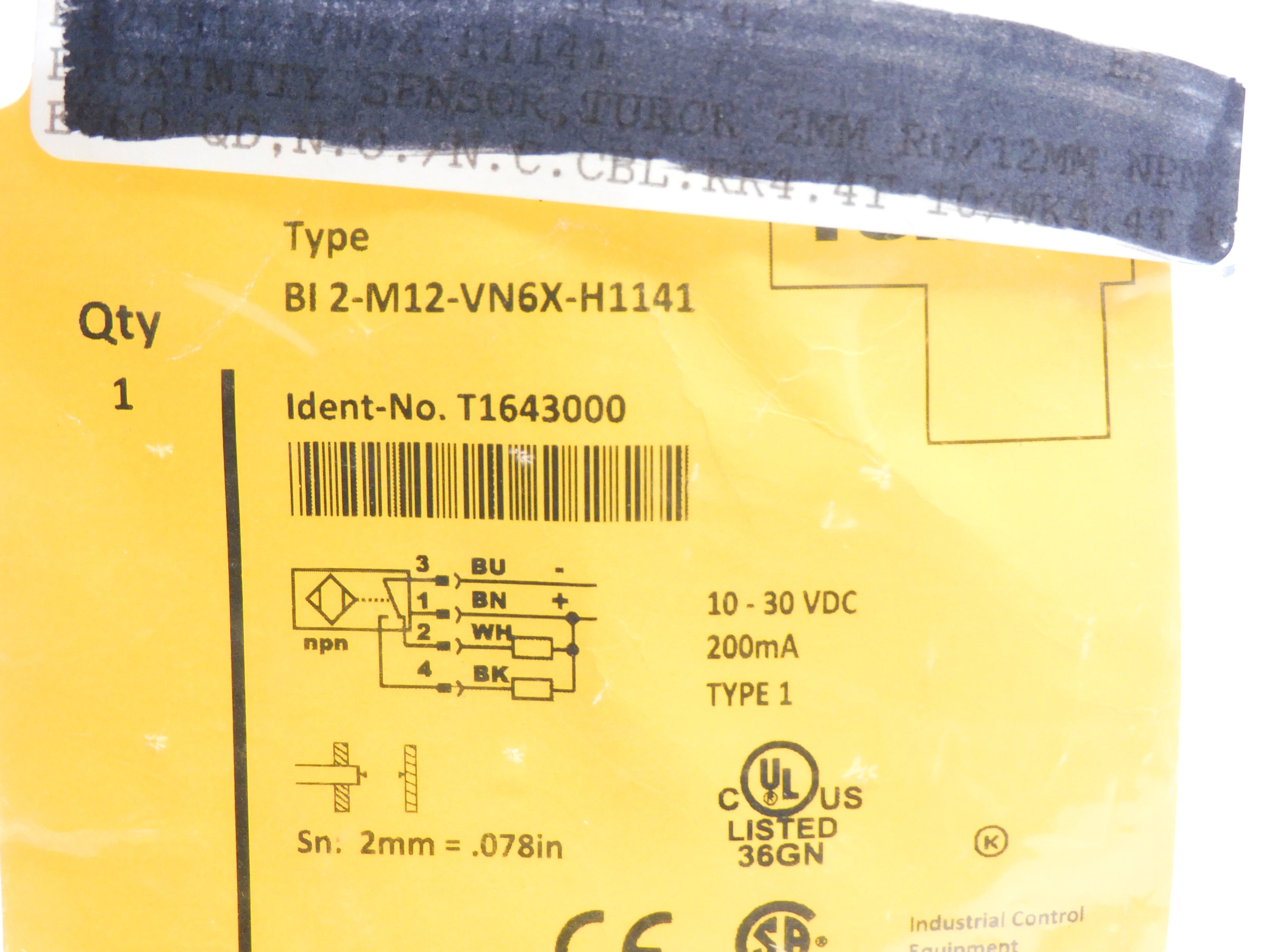 TURCK BI2-M12-VN6X-H1141 NSMP