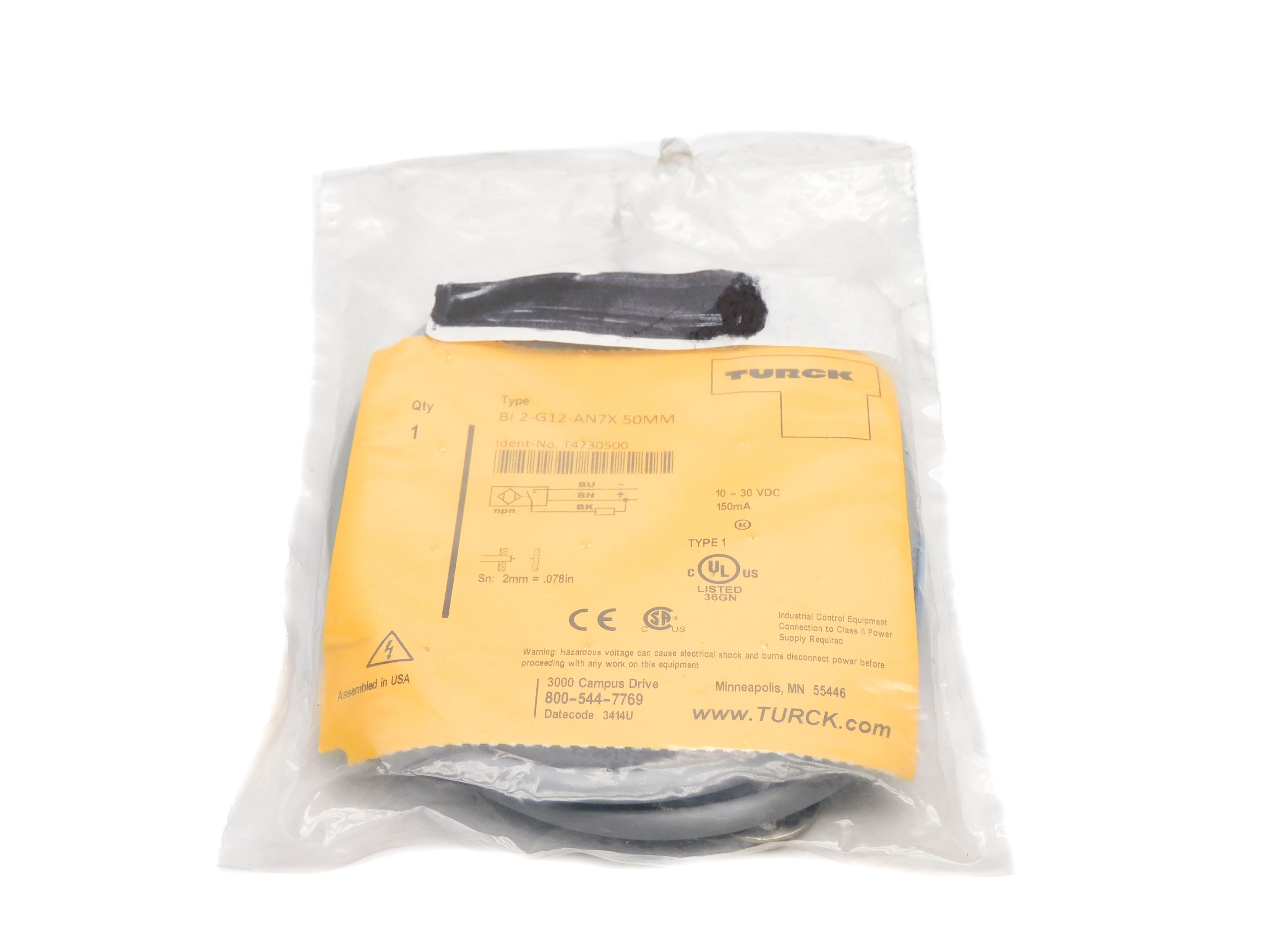 TURCK BI2-G12-AN7X 50MM NSMP