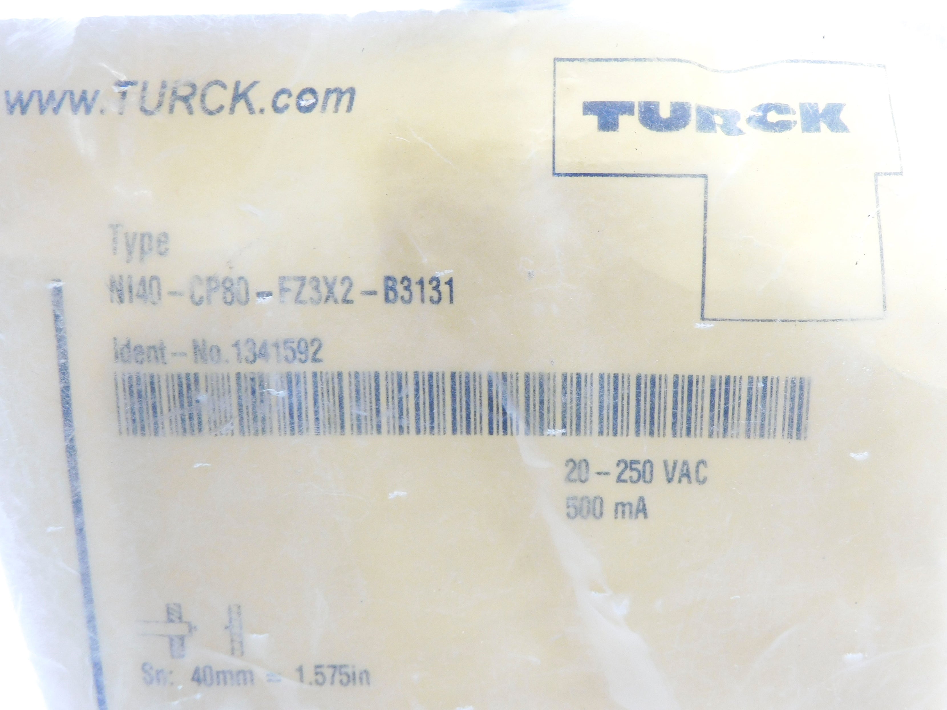 TURCK NI40-CP80-FZ3X2-B3131 NSMP