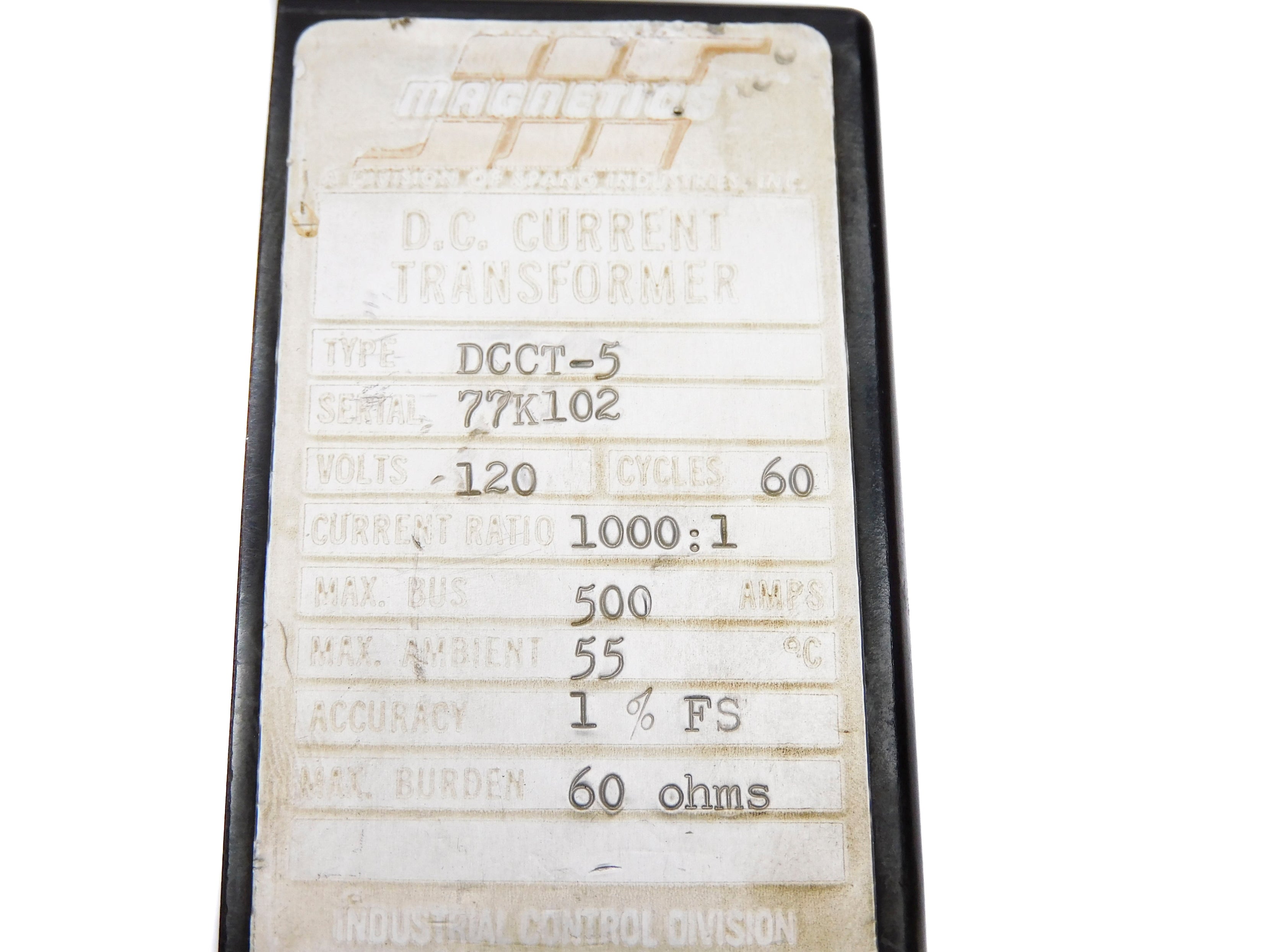 MAGNETICS DCCT-5 UNMP