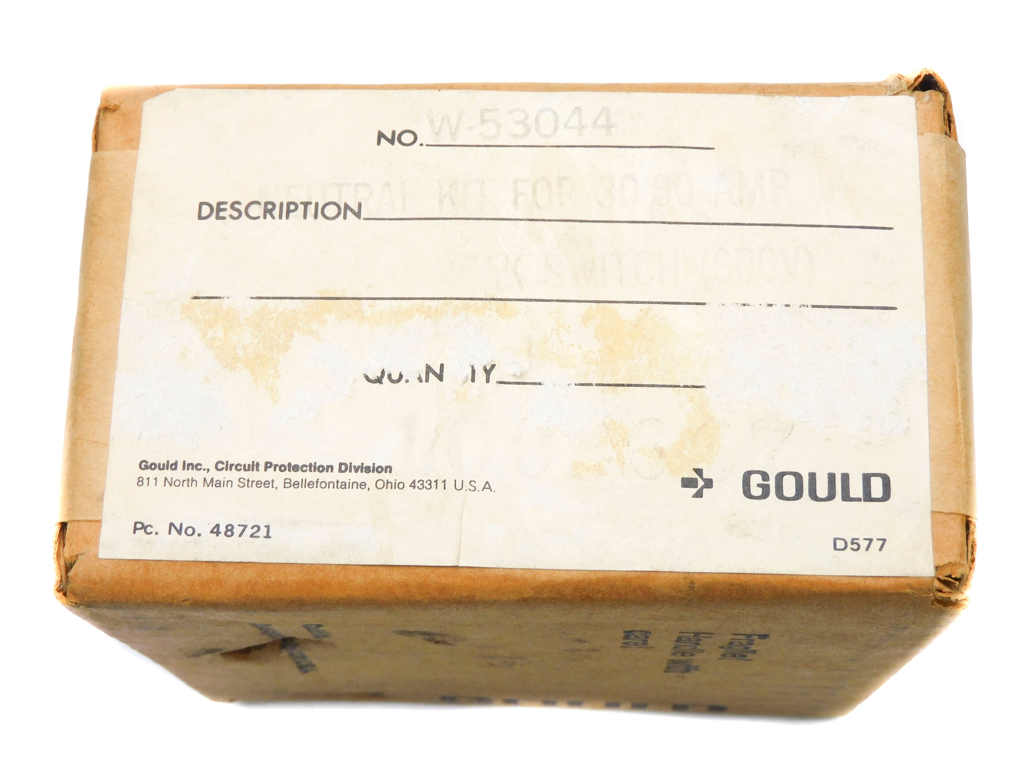 GOULD W-53044 NSFS
