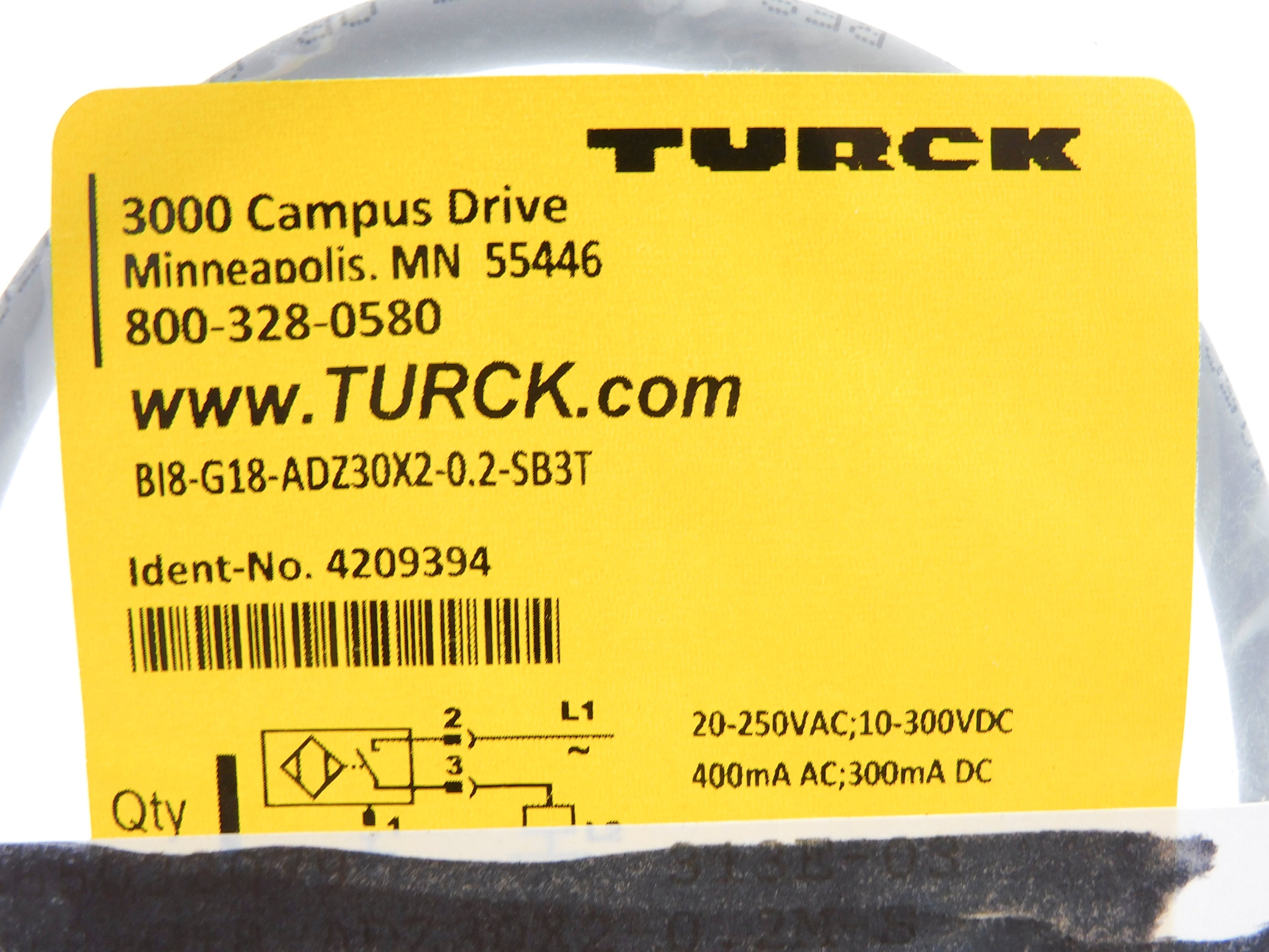 TURCK BI8-G18-ADZ30X2-0.2-SB3T NSMP