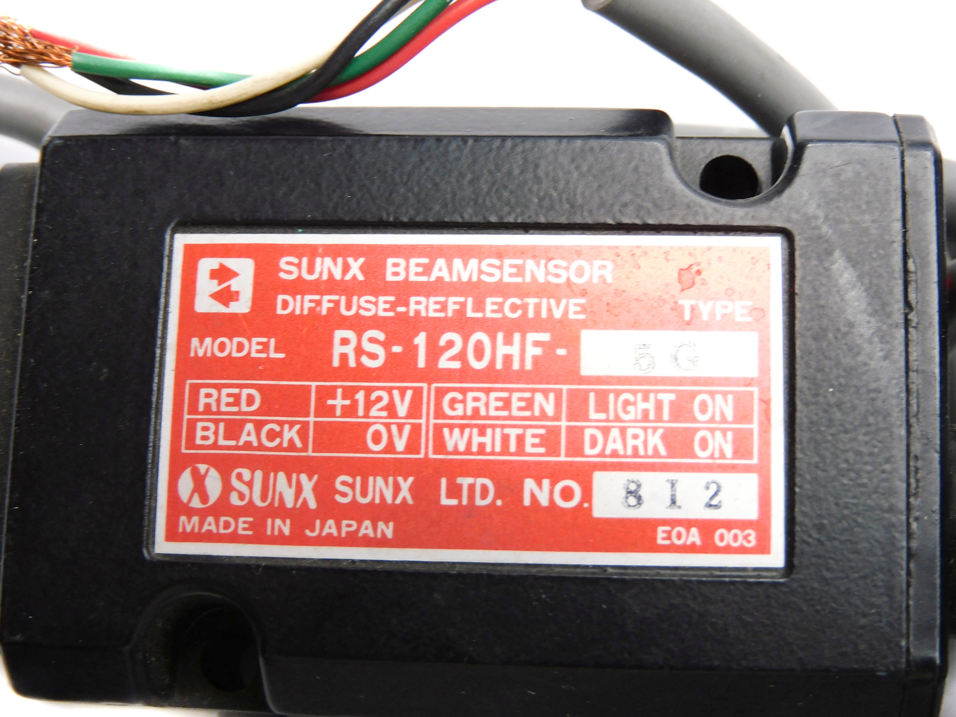 SUNX RS-120HF-5G UNMP
