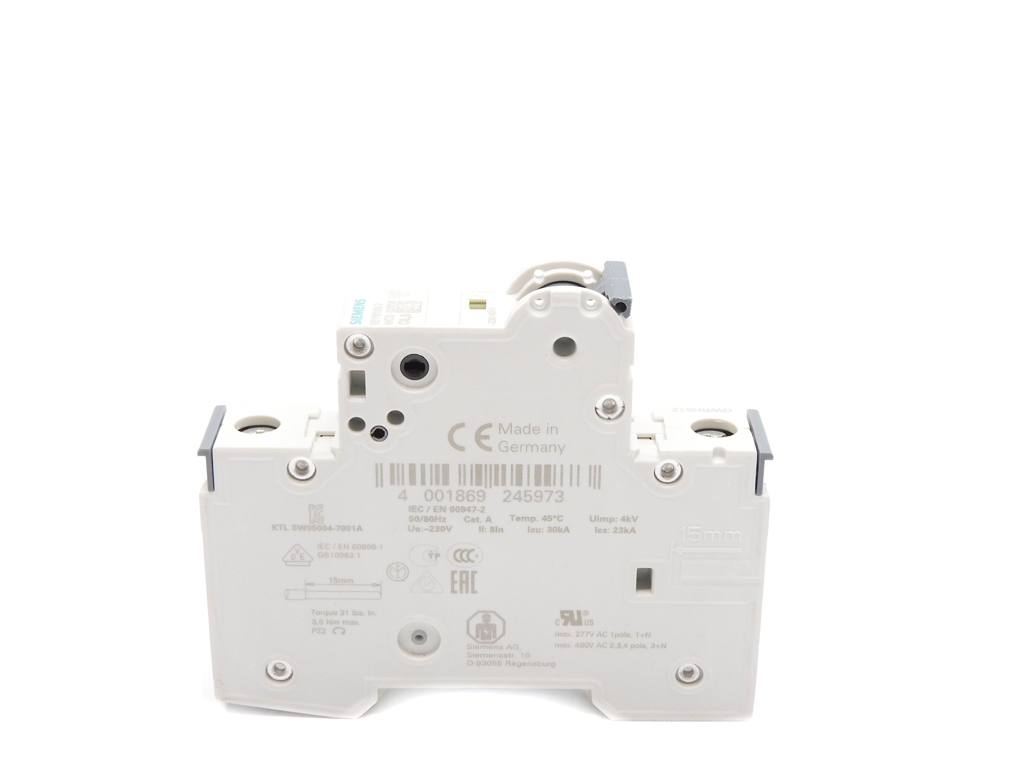 SIEMENS 5SY6105-7 0.5A 230/400V NSNP