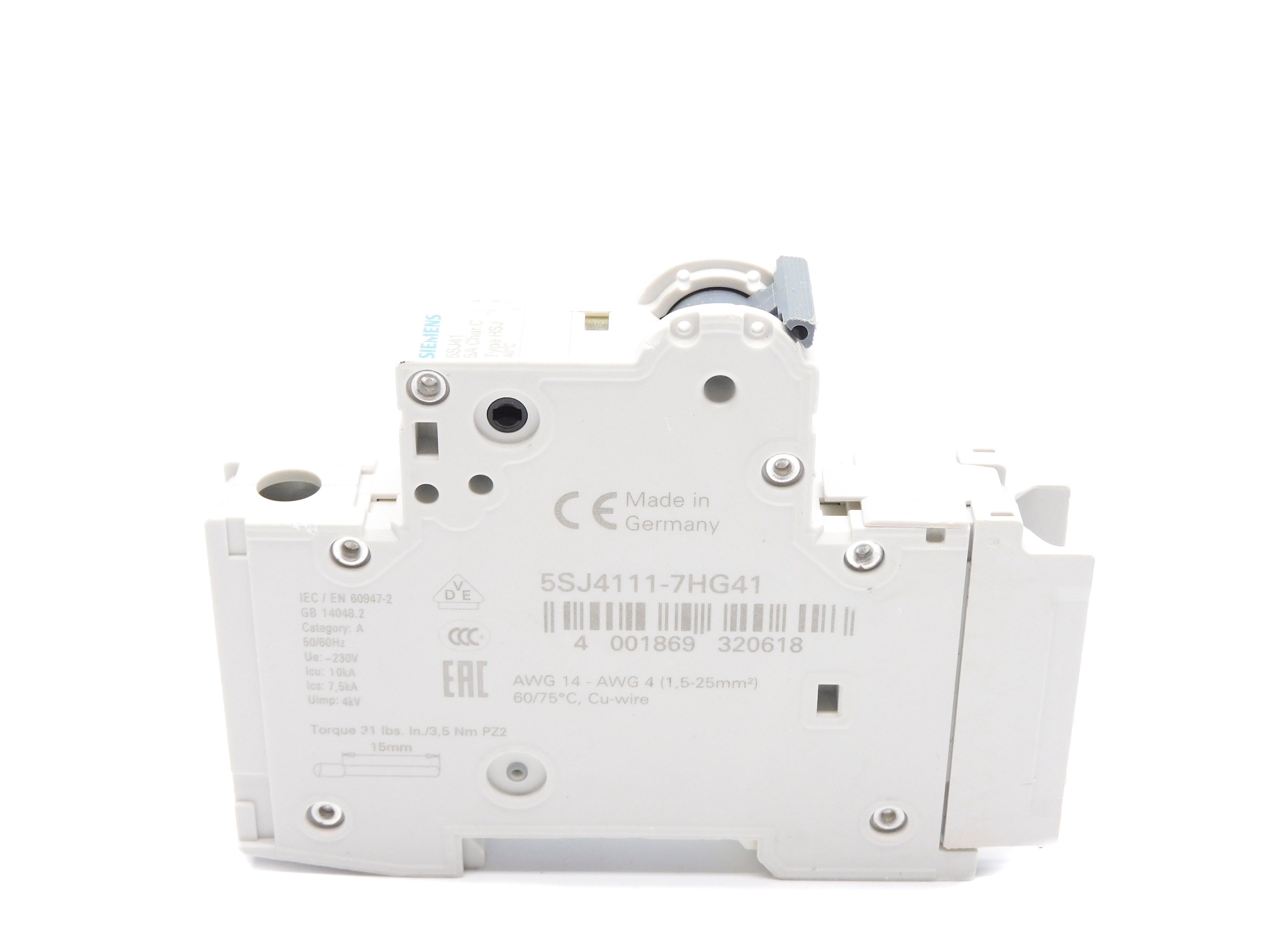 SIEMENS 5SJ4111-7HG41 5A 230V NSNP