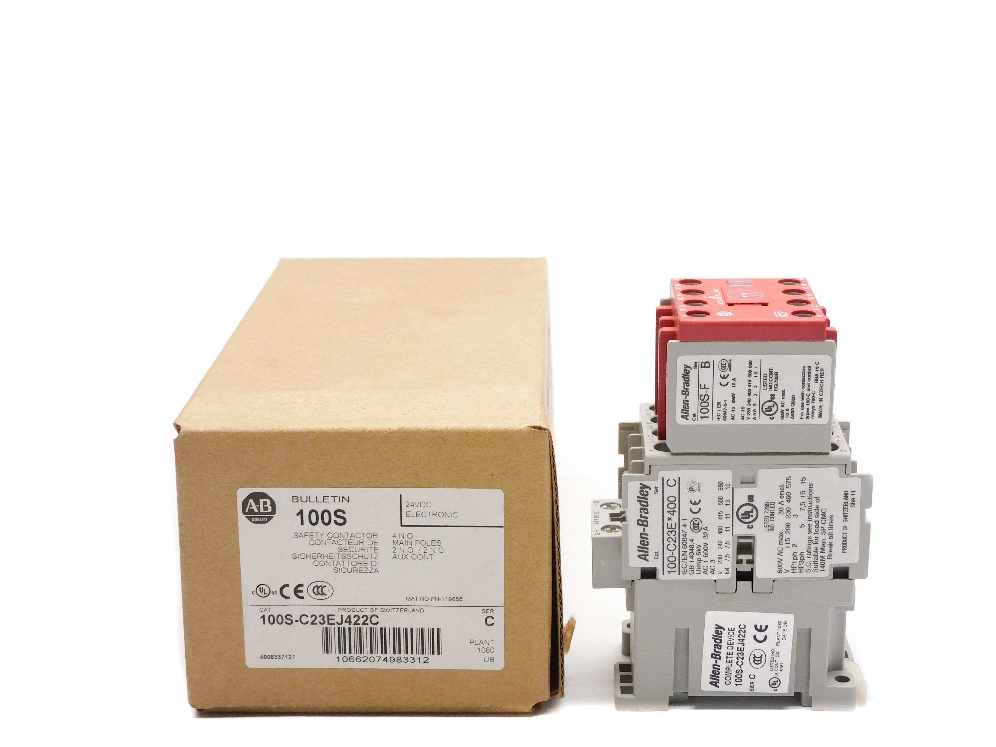 ALLEN BRADLEY 100S-C23EJ422C SER. C 24VDC (BR/WH) NSMP