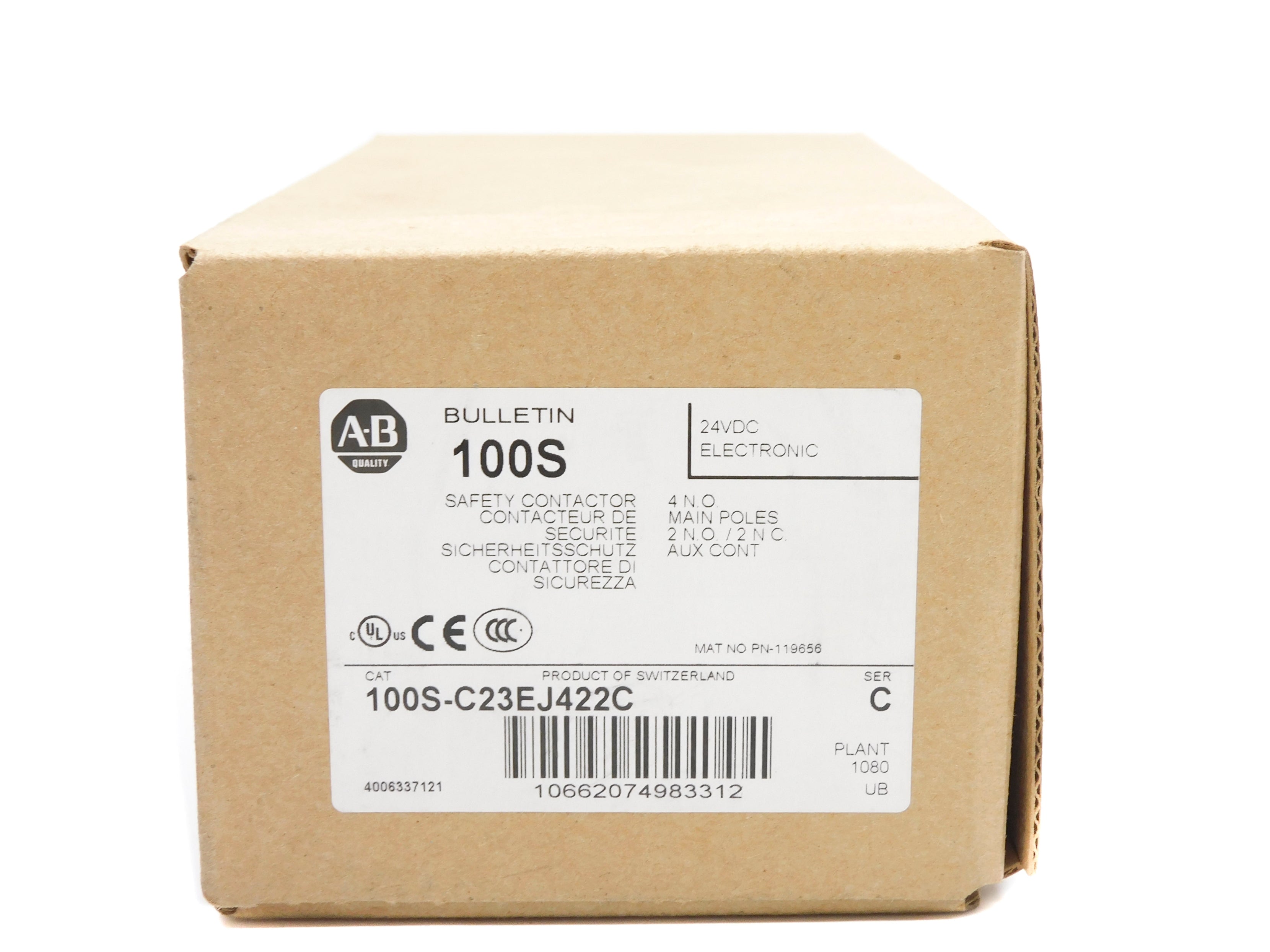 ALLEN BRADLEY 100S-C23EJ422C SER. C 24VDC (BR/WH) NSMP