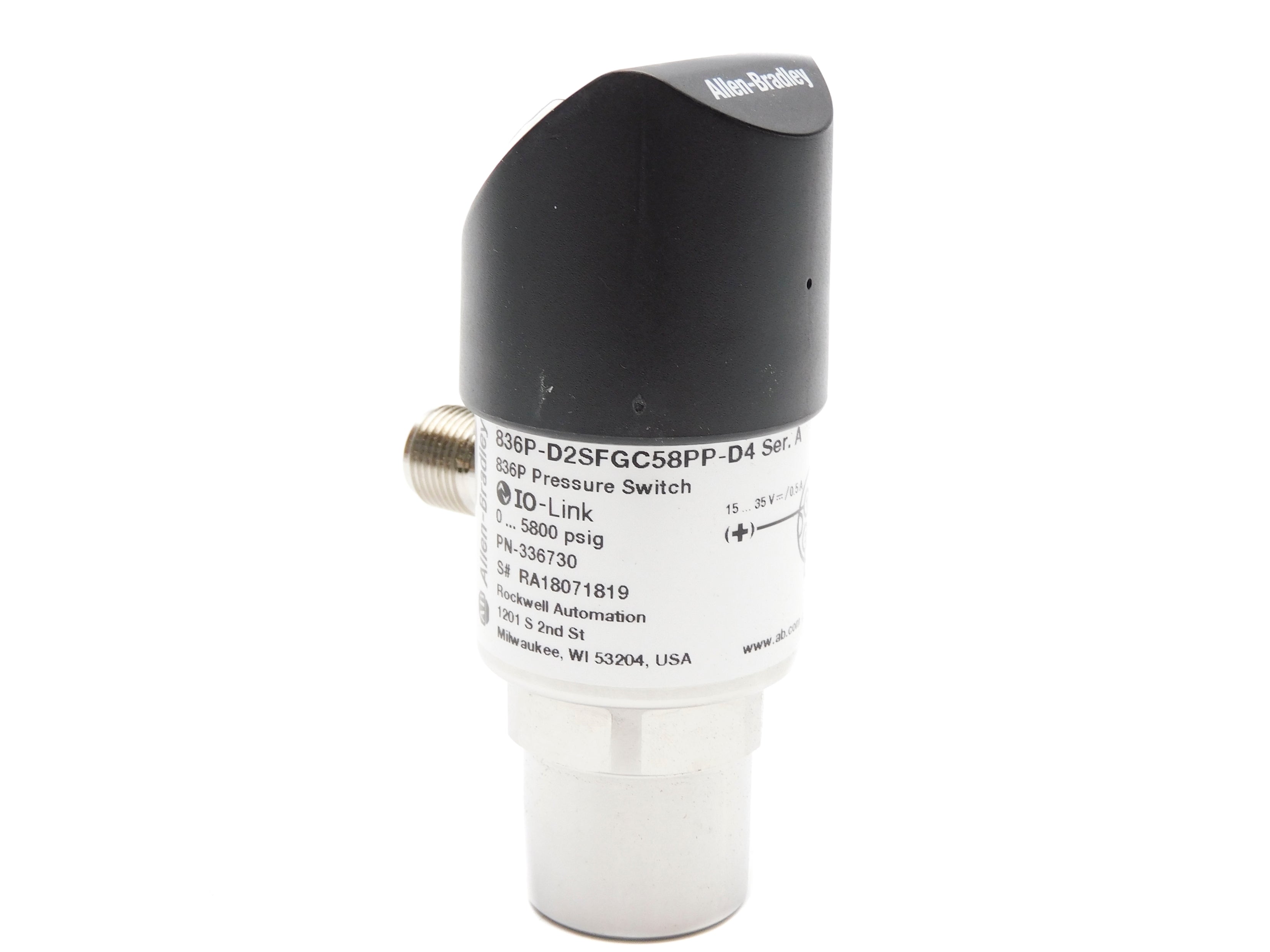 ALLEN BRADLEY 836P-D2SFGC58PP-D4 SER. A (WH) NSMP