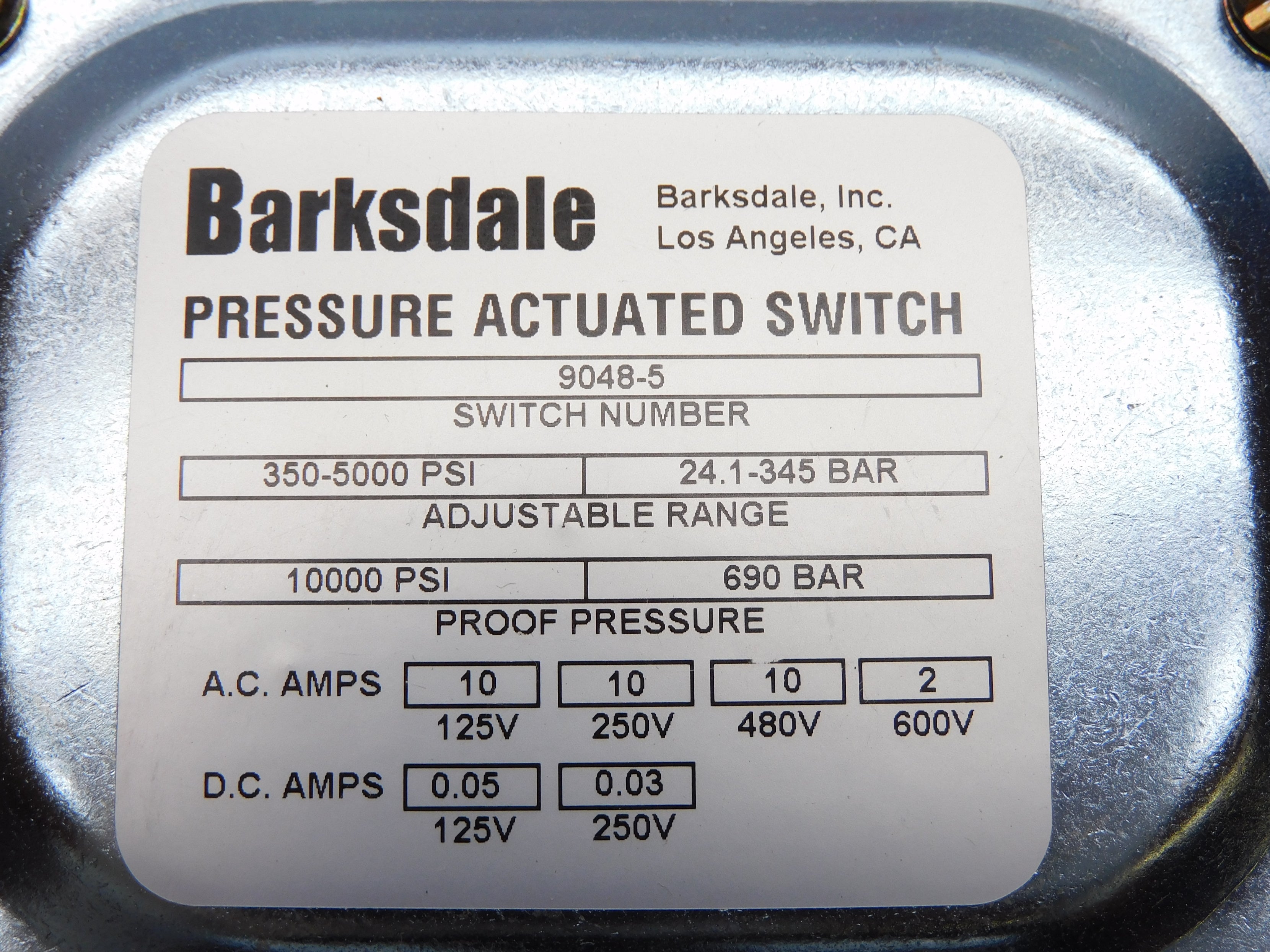 BARKSDALE 9048-5 NSMP