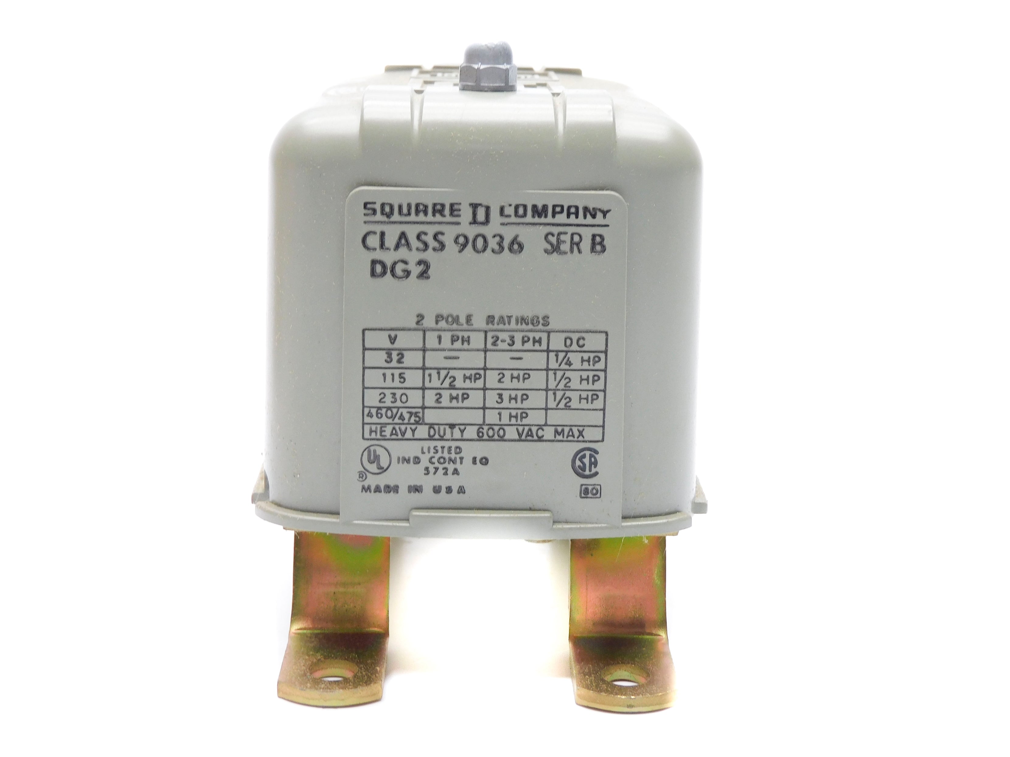 SQUARE D 9036DG2 SER. B NSMP