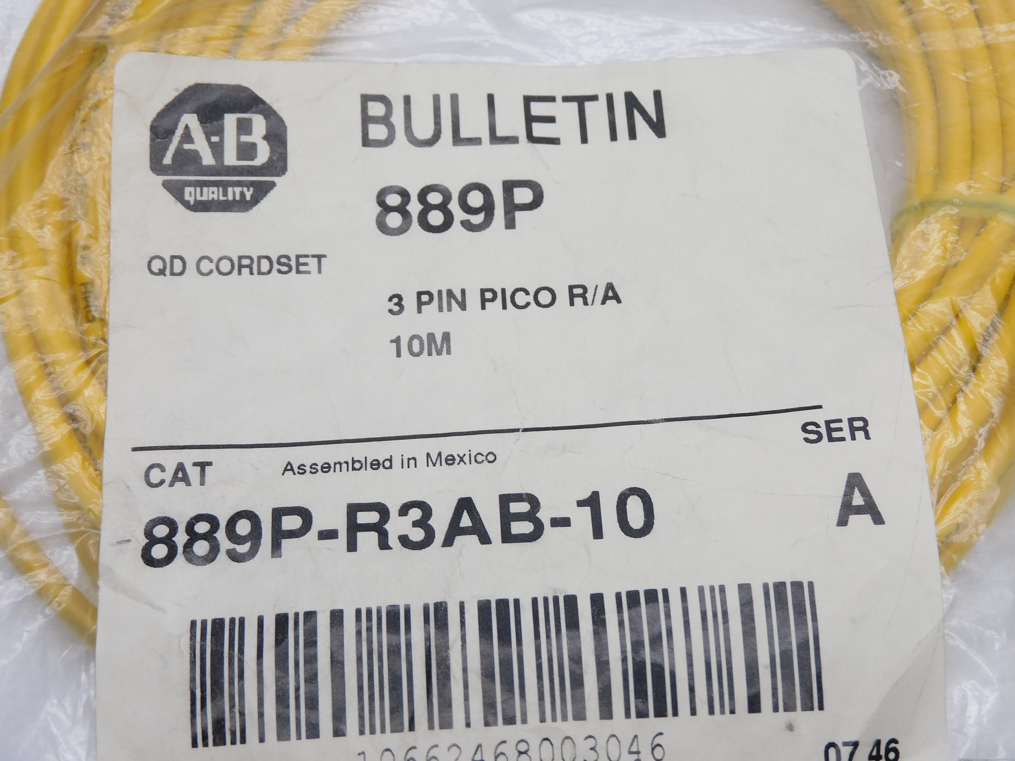 ALLEN BRADLEY 889P-R3AB-10 SER. A NSMP