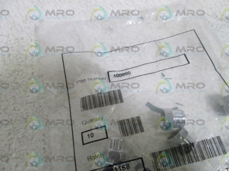 INDUSTRIAL MRO#100800 FITTING NUT (PK OF 10) *NEW IN FACTORY BAG*
