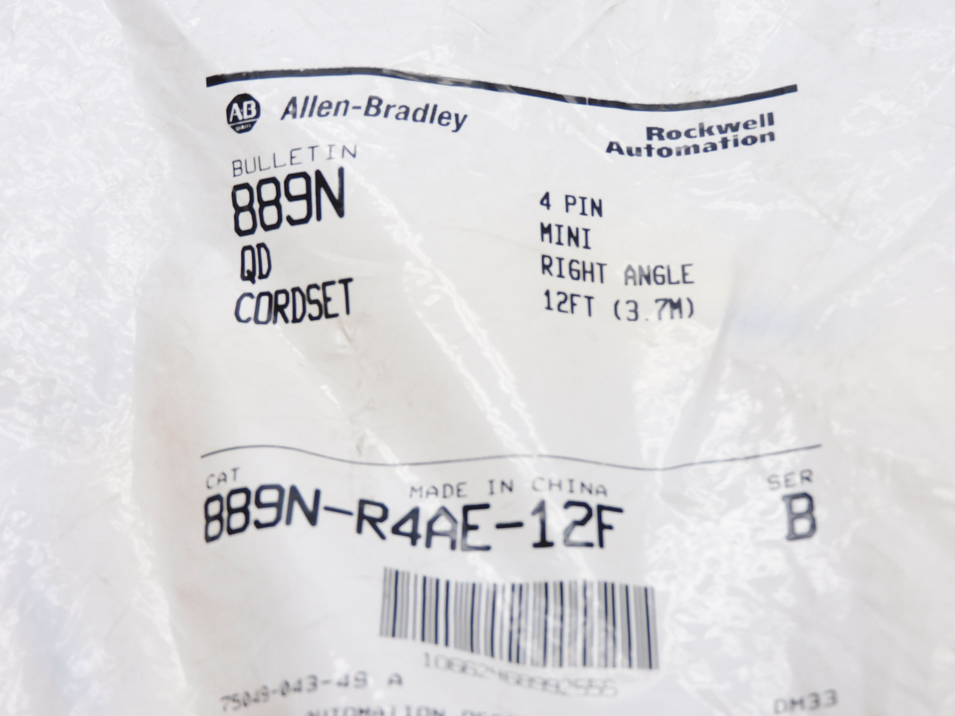ALLEN BRADLEY 889N-R4AE-12F SER. B NSMP