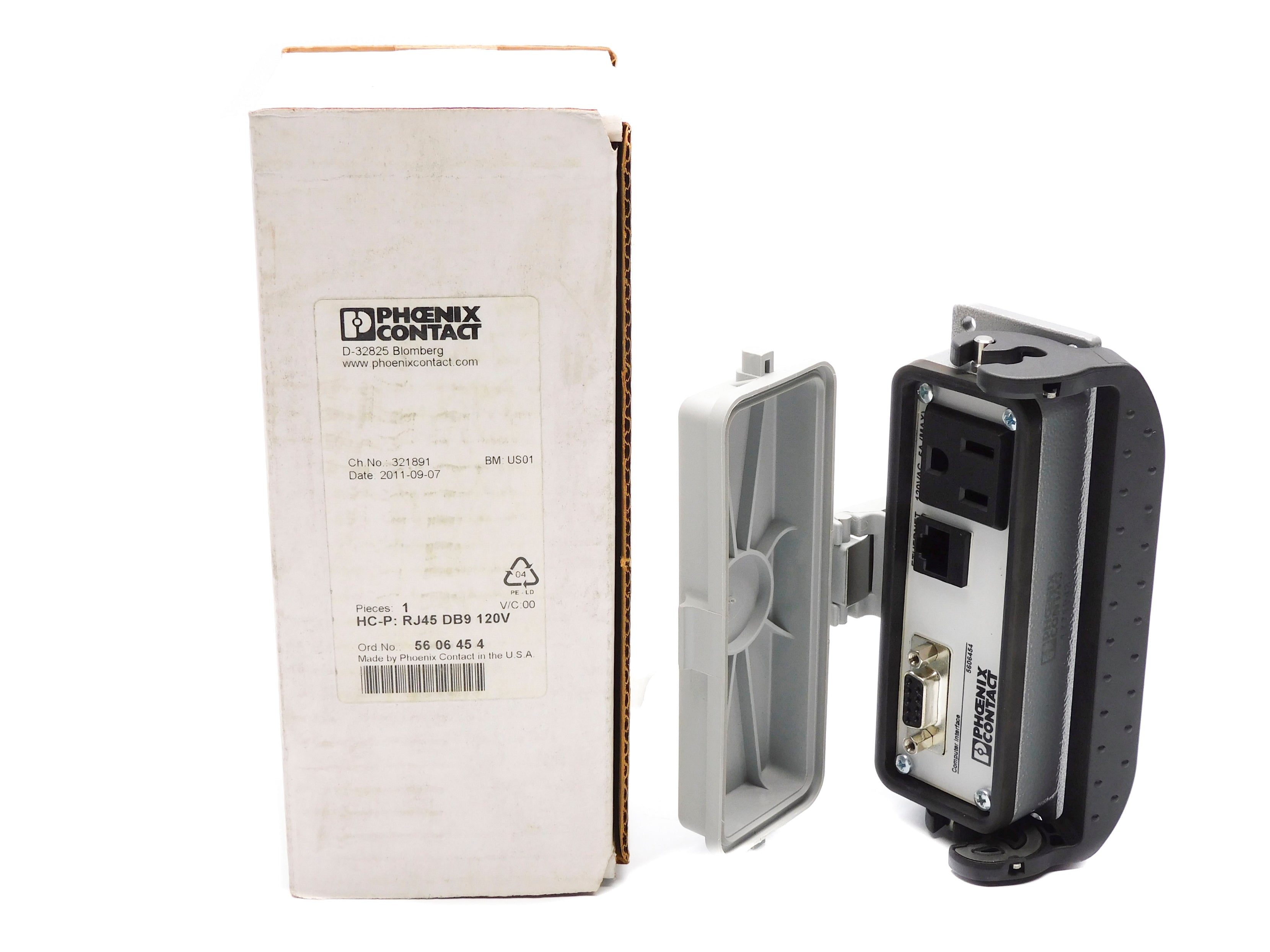 PHOENIX CONTACT HC-P:RJ45DB9120V 5606454 NSMP