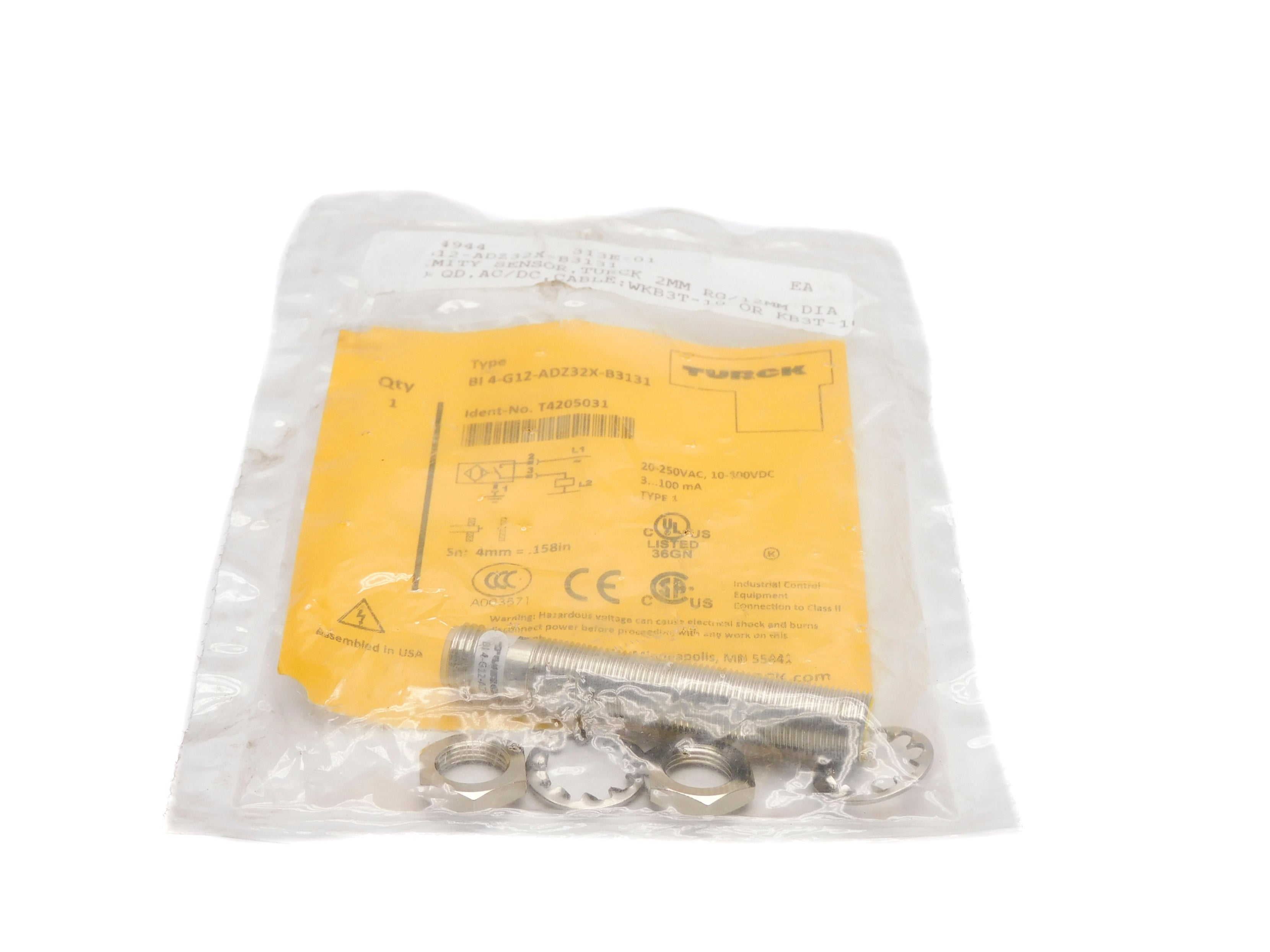 TURCK BI4-G12-ADZ32X-B3131 NSMP