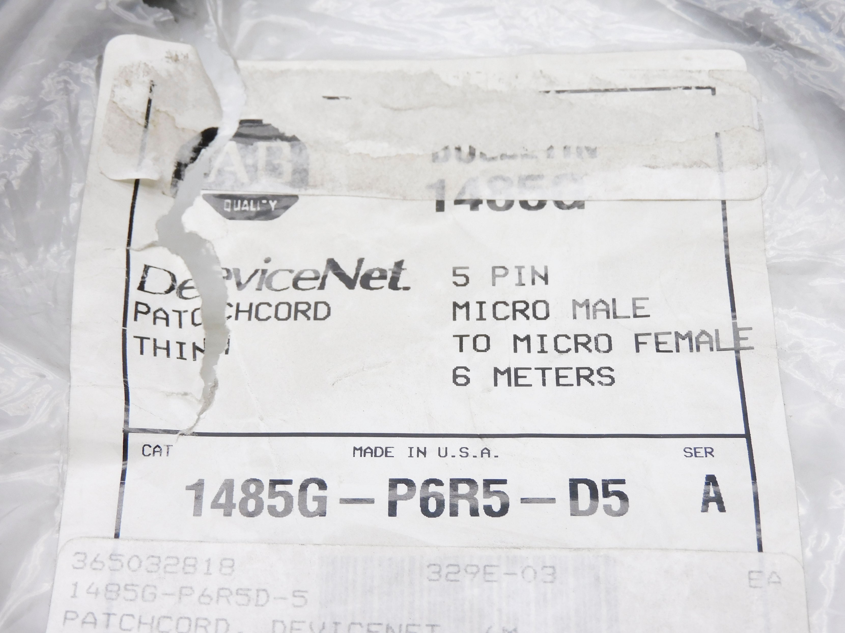ALLEN BRADLEY 1485G-P6R5-D5 SER. A NSMP