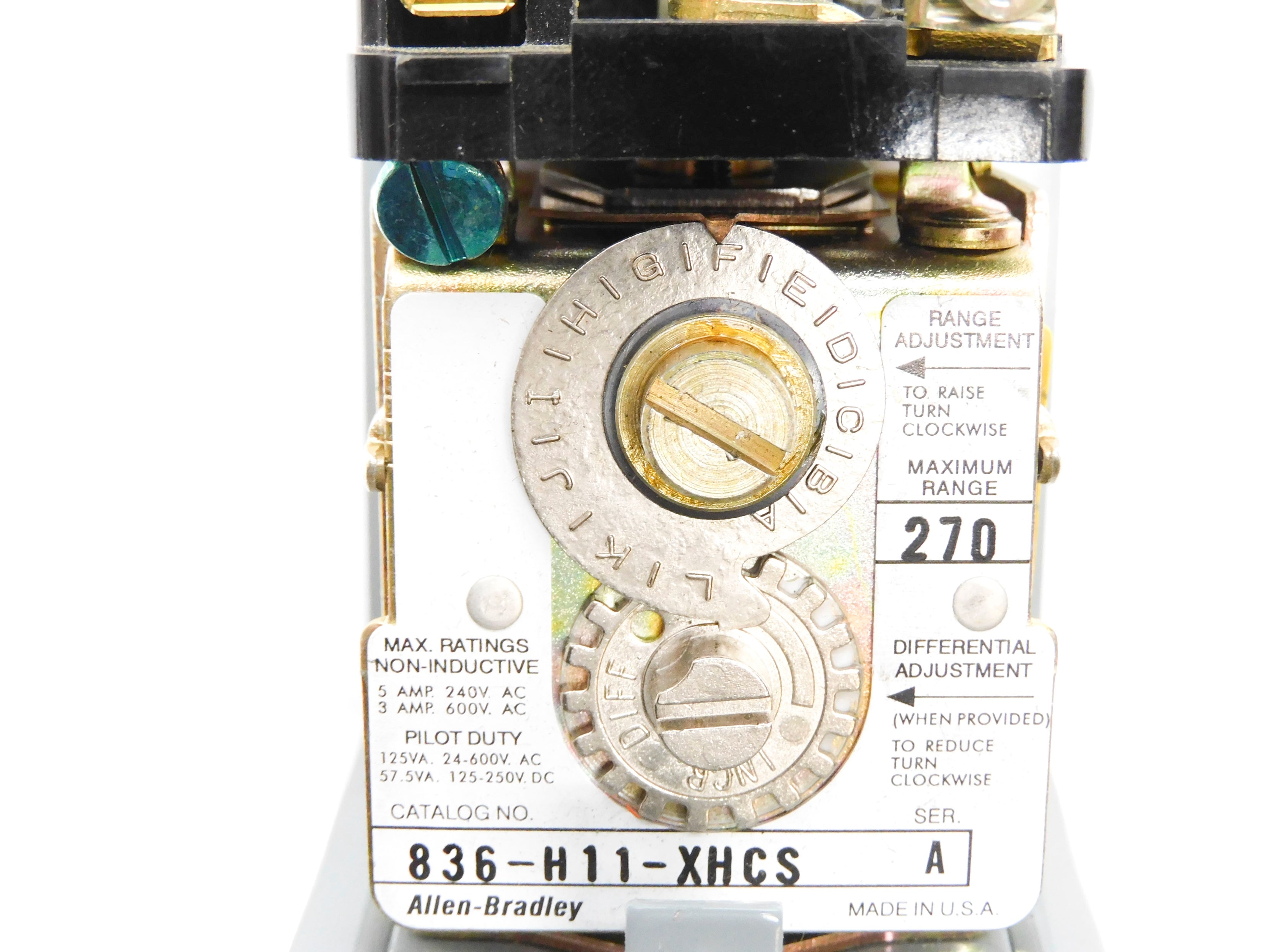 INDUSTRIAL SPARE PART 836-H11-XHCS SER. A NSNP