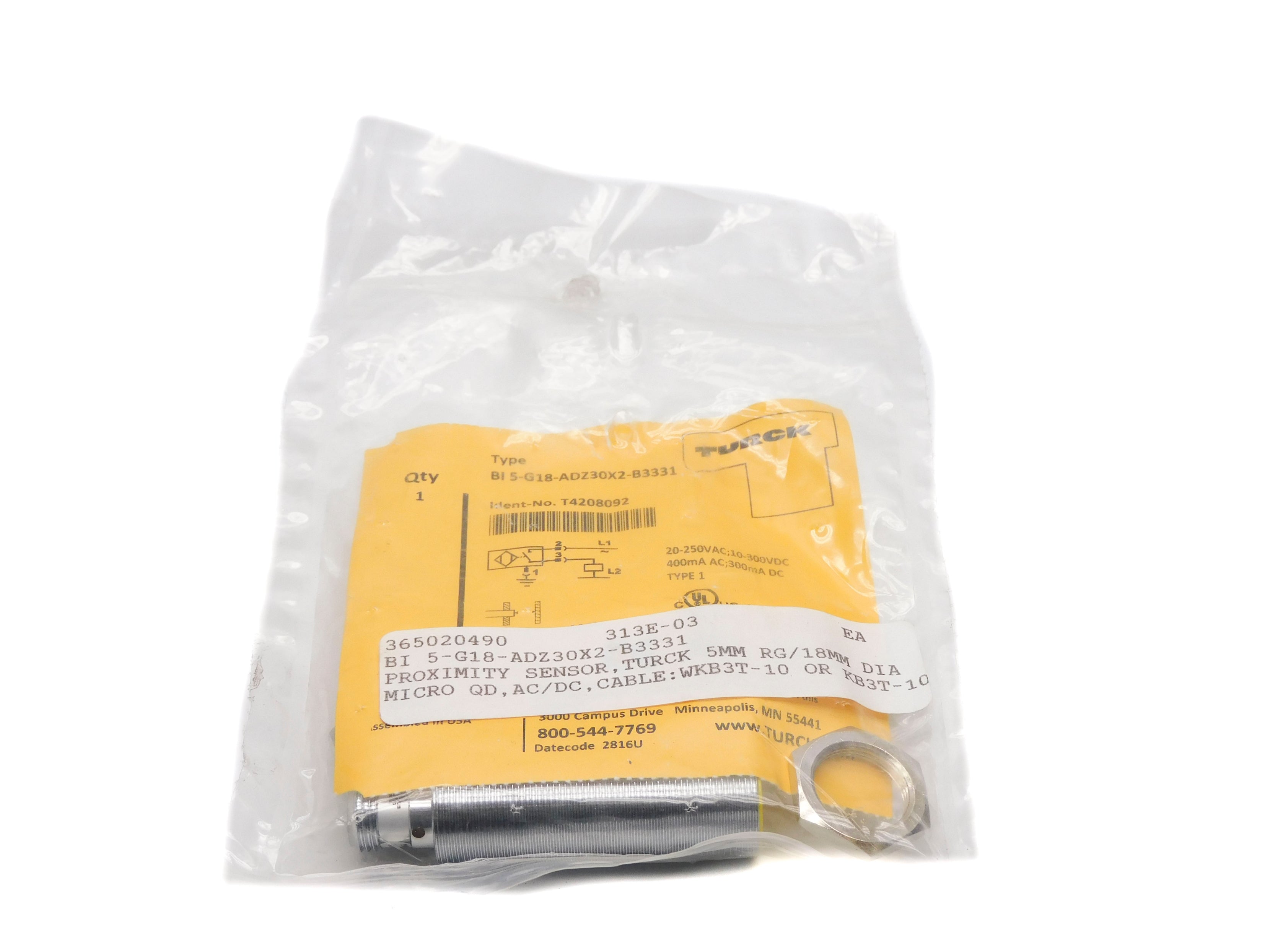 TURCK BI5-G18-ADZ30X2-B3331 NSMP
