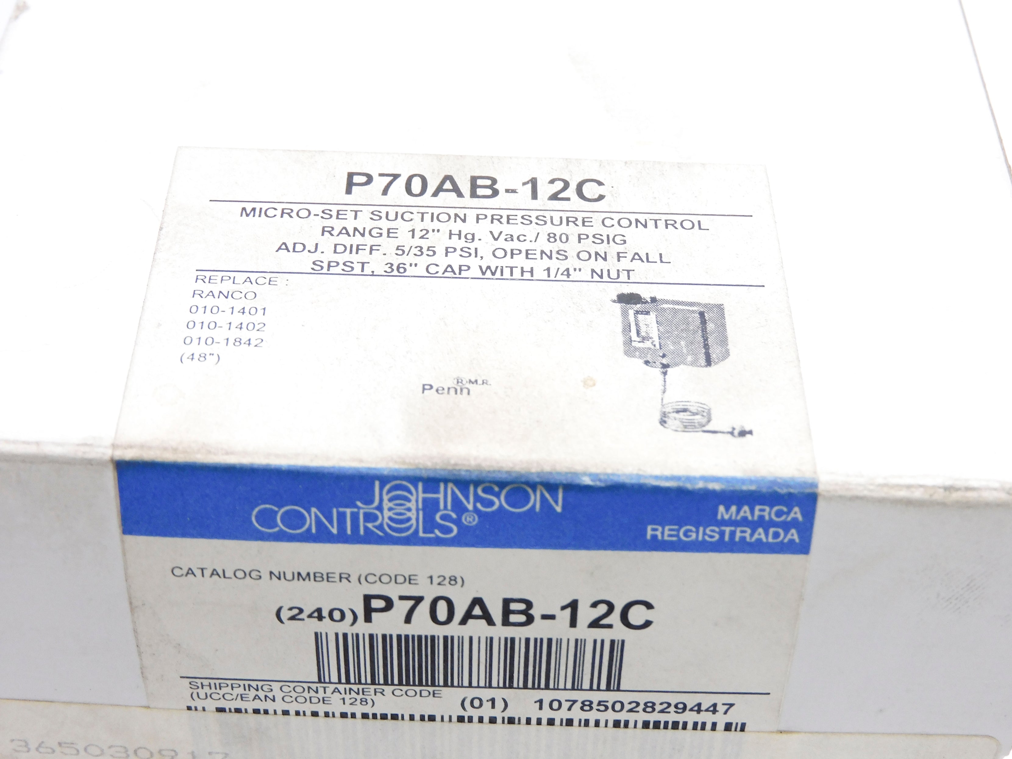 JOHNSON CONTROLS P70AB-12C NSMP