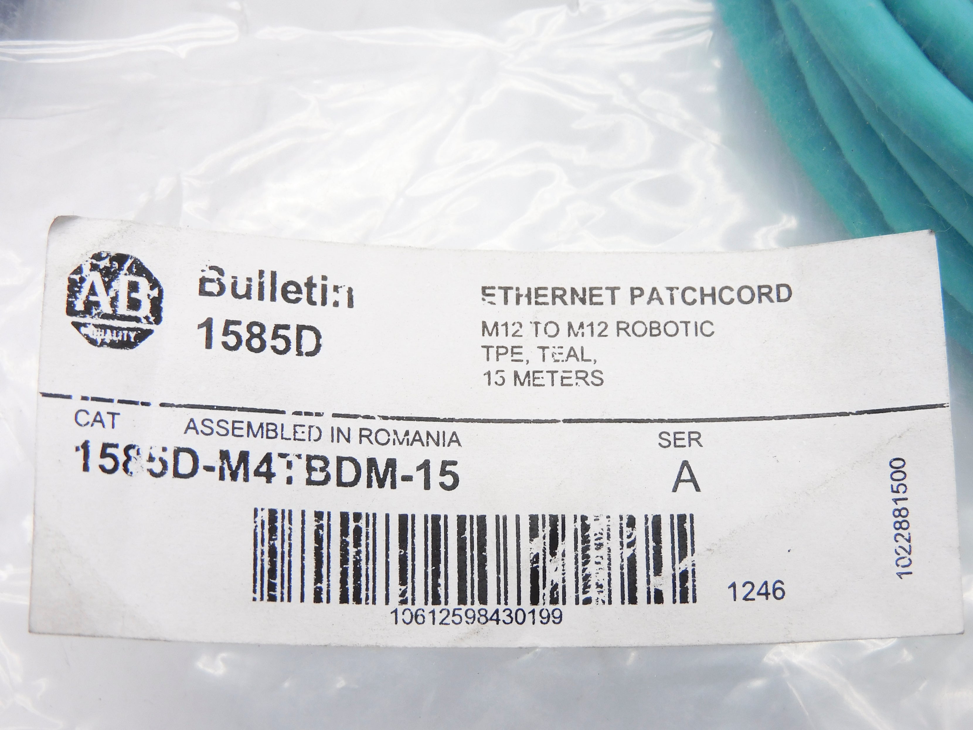 ALLEN BRADLEY 1585D-M4TBDM-15 SER. A NSMP
