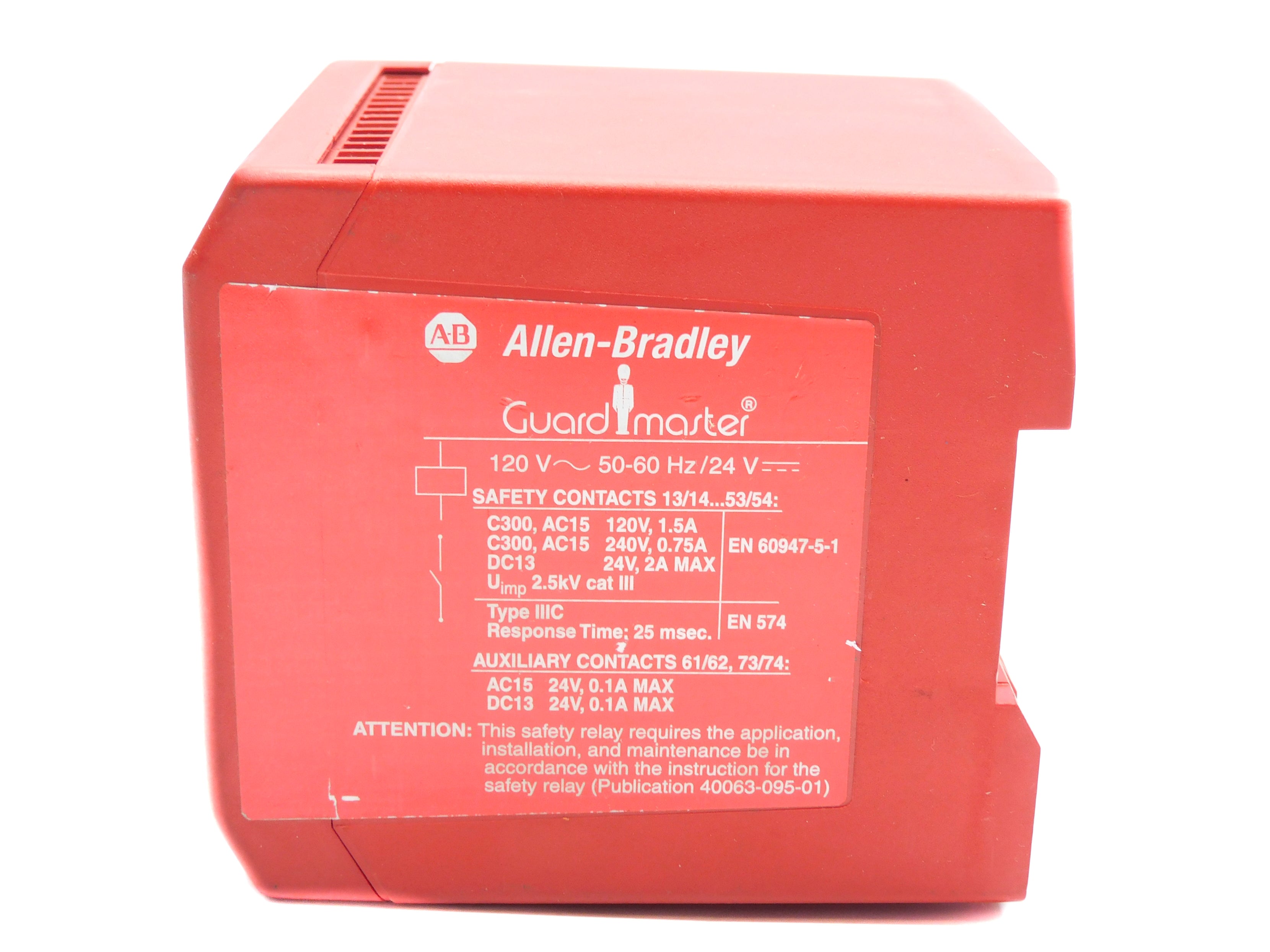 ALLEN BRADLEY 440R-ZBR520AZ1 SER. A 120V 1.5A UNMP
